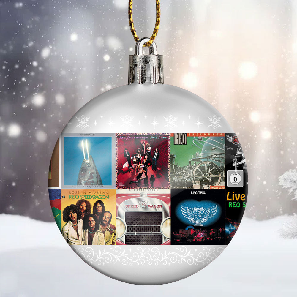 REO Speedwagon Ball Ornament – Rockin’ the Holidays with Timeless Hits