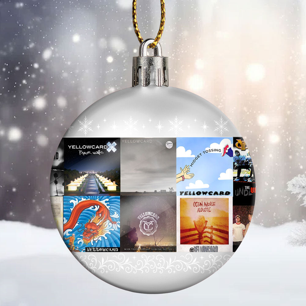 Yellowcard Ball Ornament – Pop-Punk Spirit for the Holidays