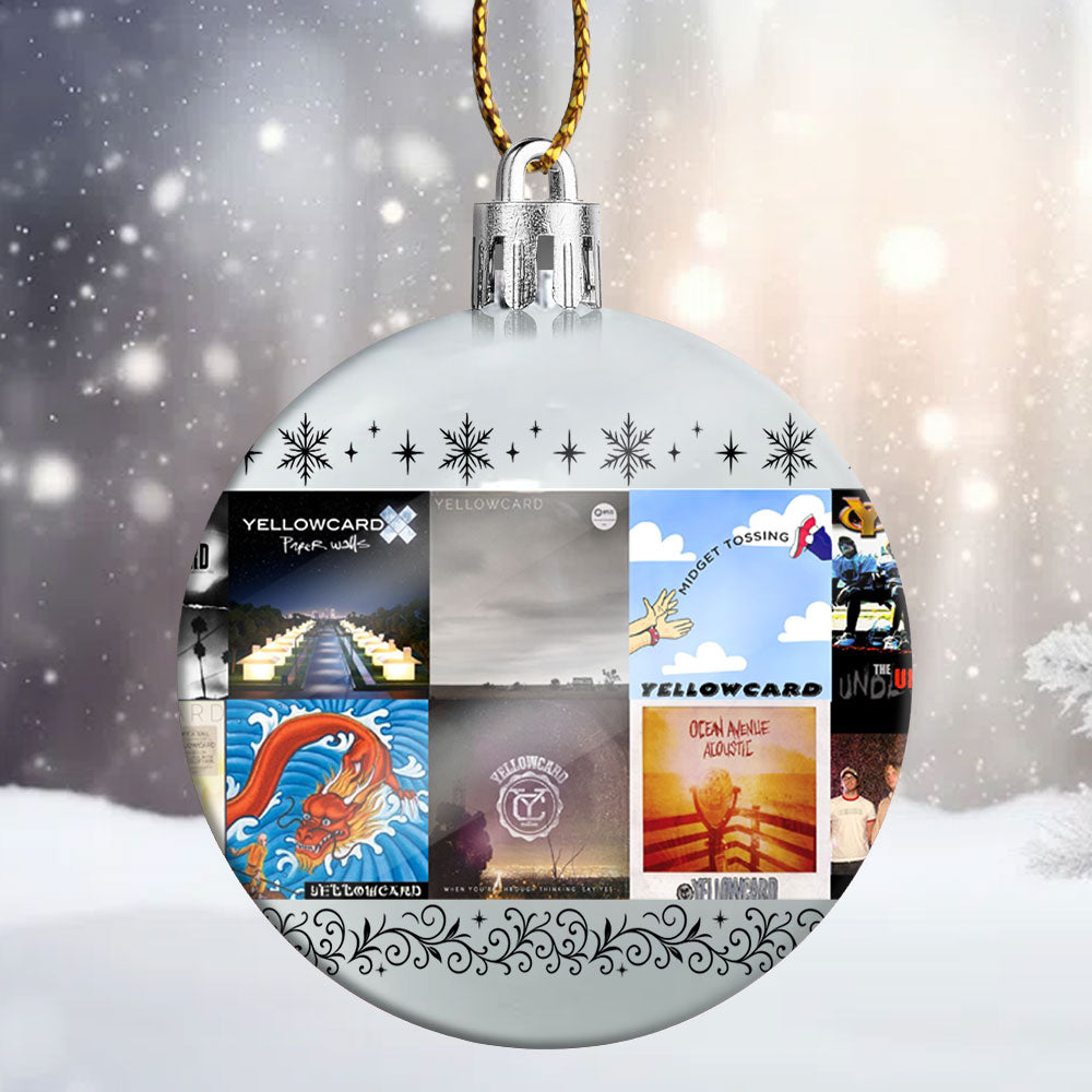 Yellowcard Ball Ornament – Pop-Punk Spirit for the Holidays