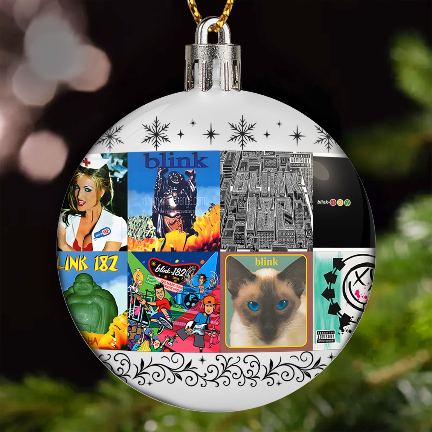 Blink-182 Ball Ornament – A Pop-Punk Holiday for the Young at Heart