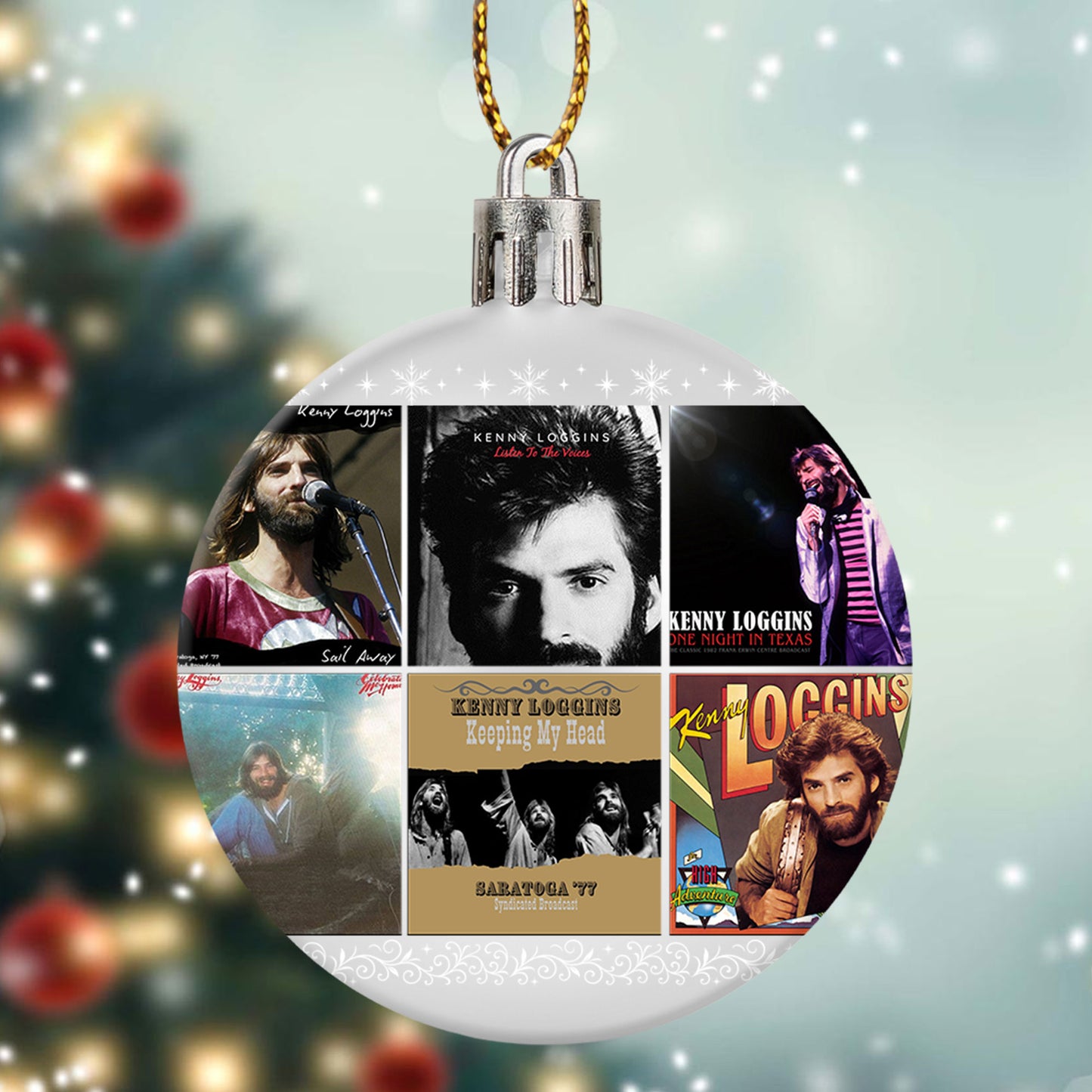 Kenny Loggins Ball Ornament – A Smooth Holiday Tribute to the King of Soundtracks