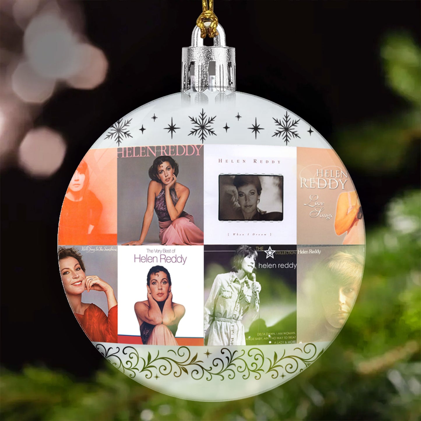 Helen Reddy Ball Ornament – A Touch of Classic Grace for the Holidays