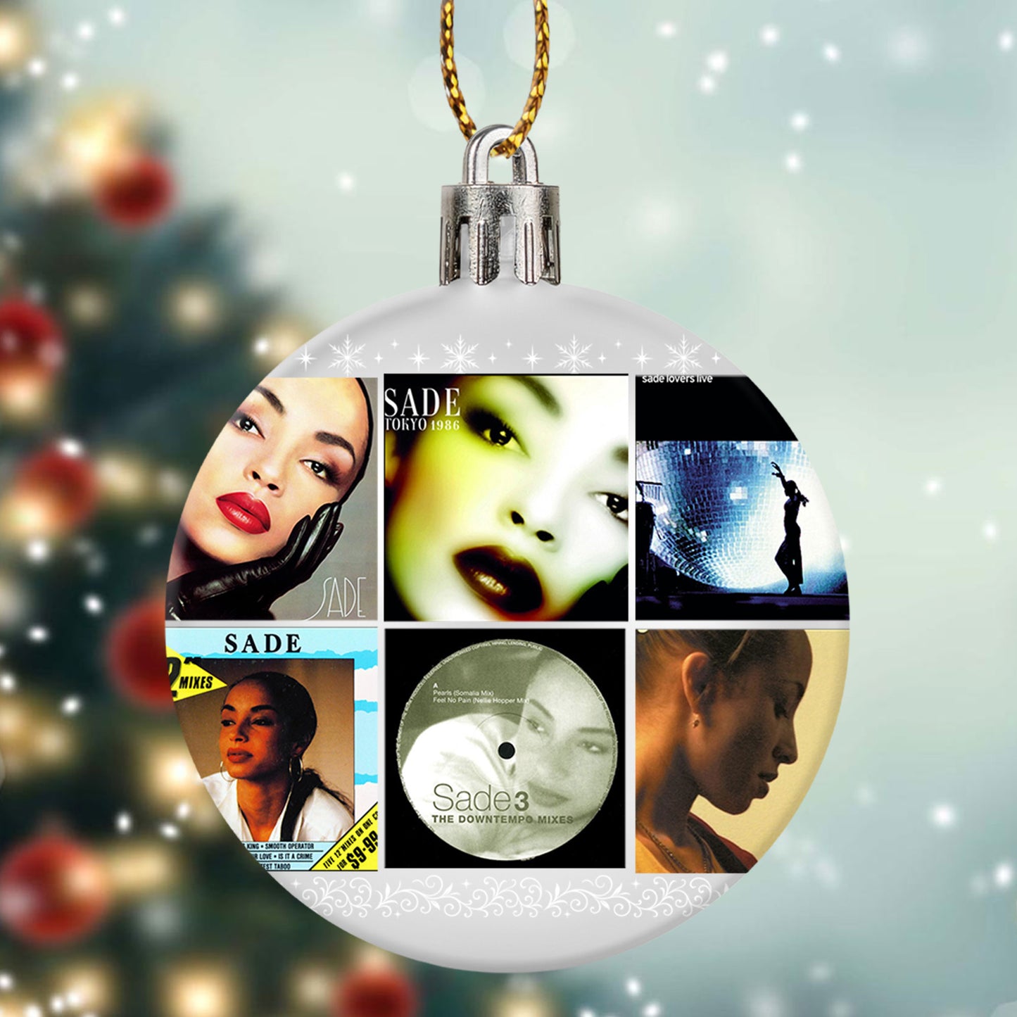 Sade Ball Ornament – Smooth Sophistication for Your Holiday Season