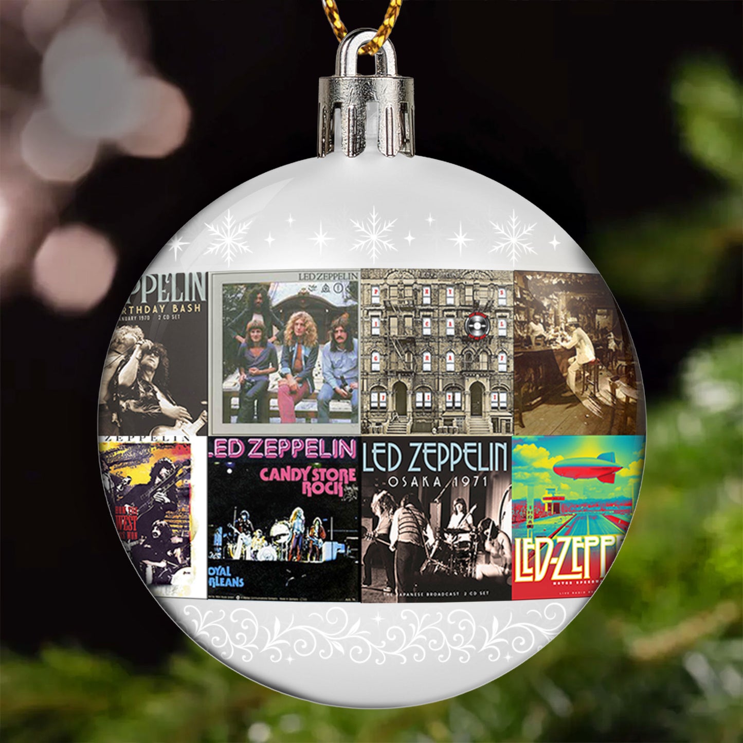 Led Zeppelin Ball Ornament – The Legends of Rock Immortalized