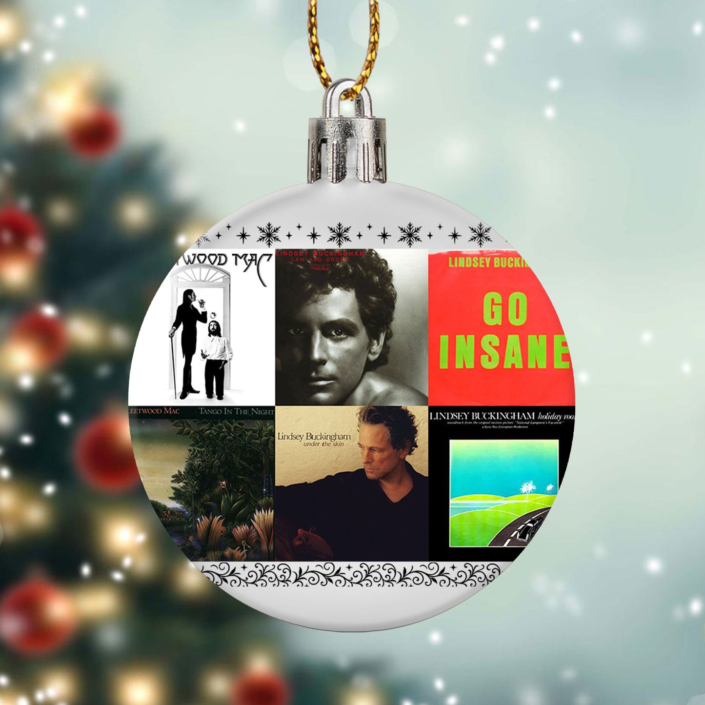 Lindsey Buckingham Ball Ornament – Timeless Melodic Craftsmanship
