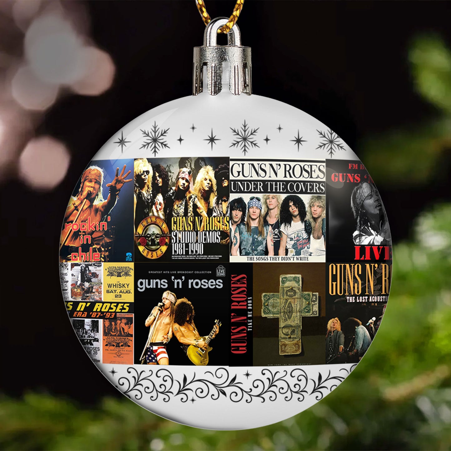 Guns N’ Roses Ball Ornament – Hard Rock Icons