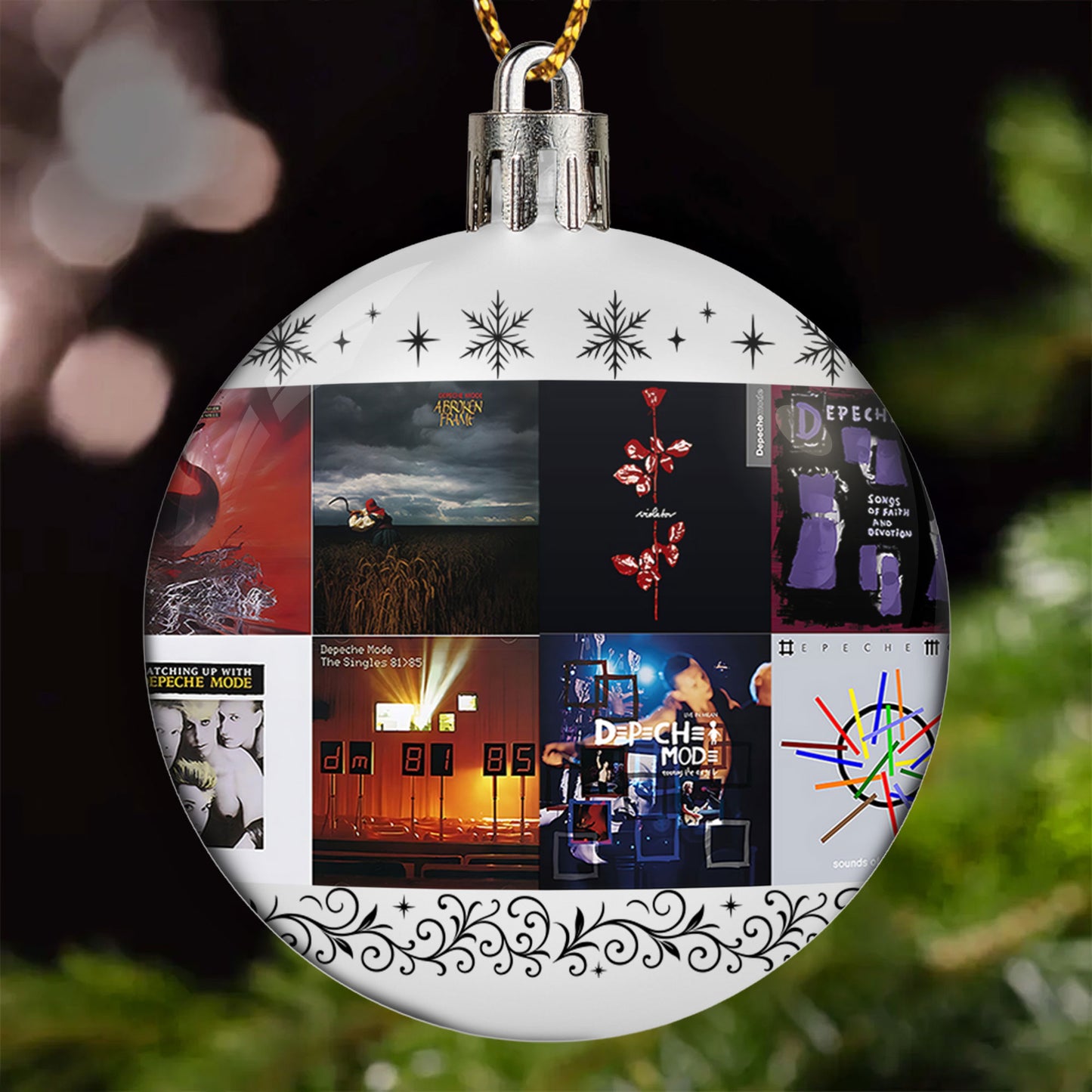 Nine Inch Nails Ball Ornament – A Darkly Beautiful Tribute to Industrial Artistry