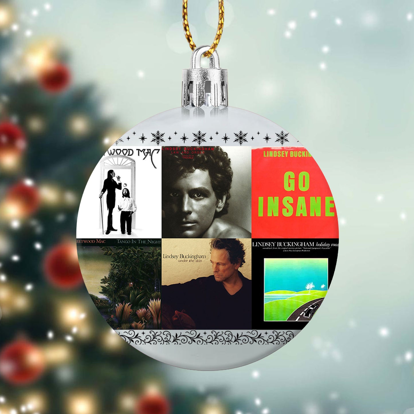Lindsey Buckingham Ball Ornament – Timeless Melodic Craftsmanship