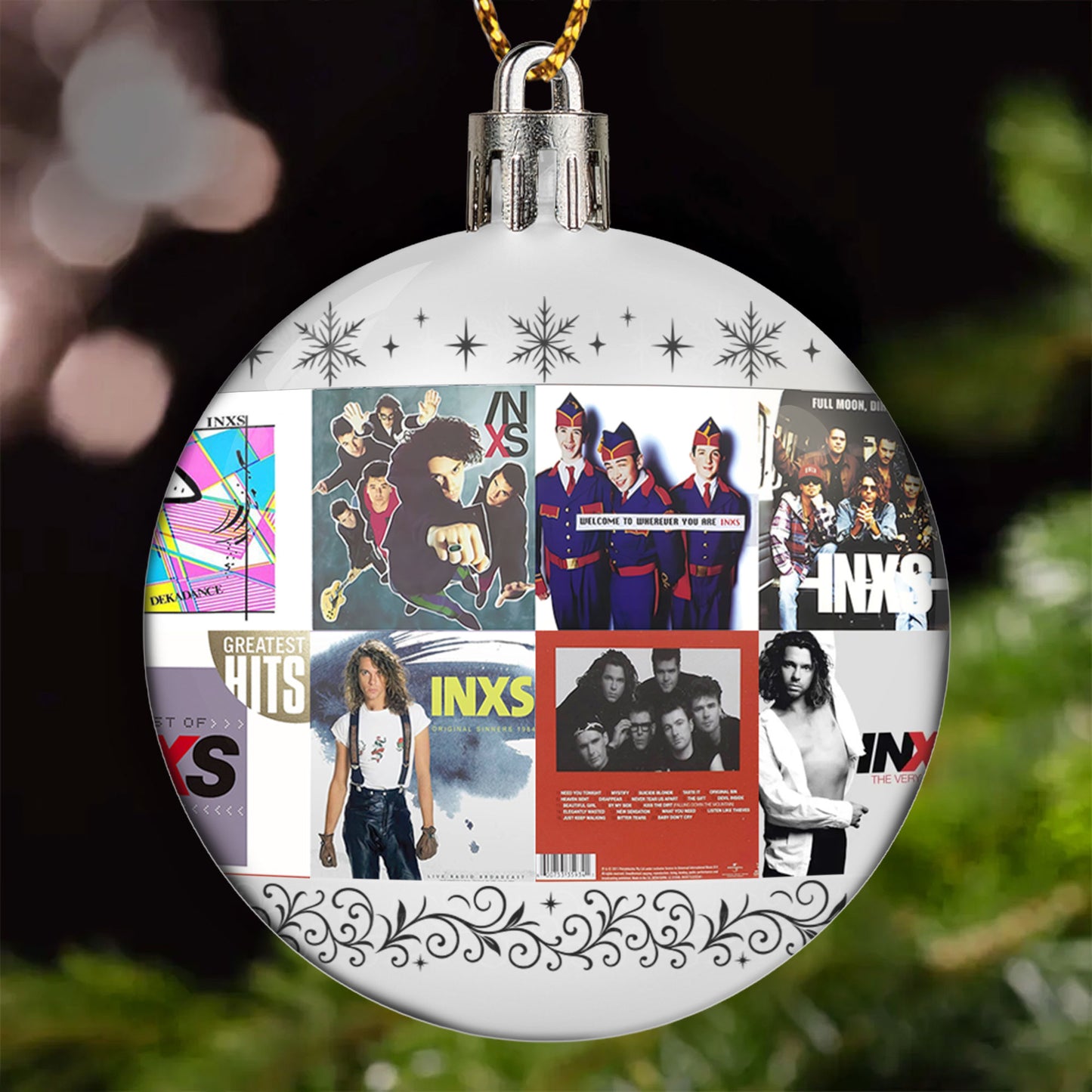 INXS Ball Ornament – Celebrate the Sound of Iconic Rock Energy