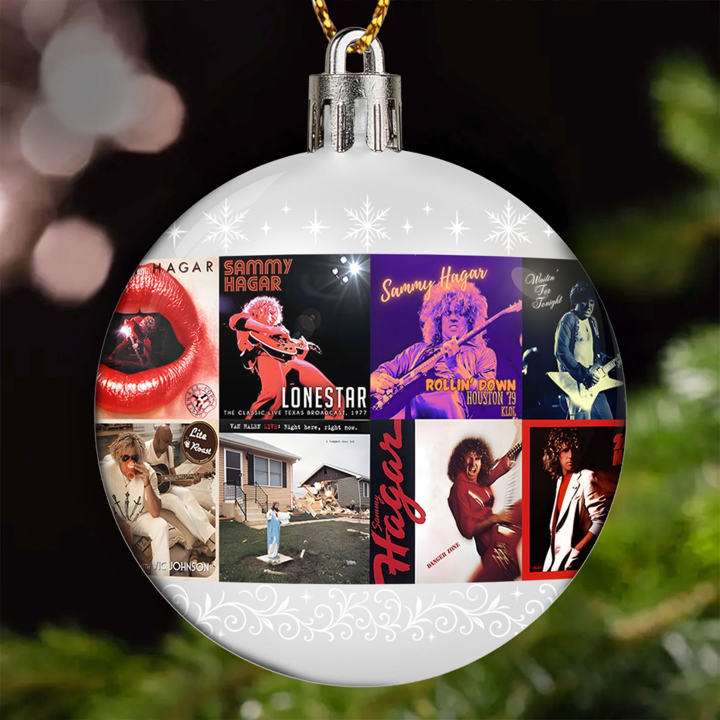Sammy Hagar Ball Ornament – Rocking the Holidays with the Red Rocker Spirit