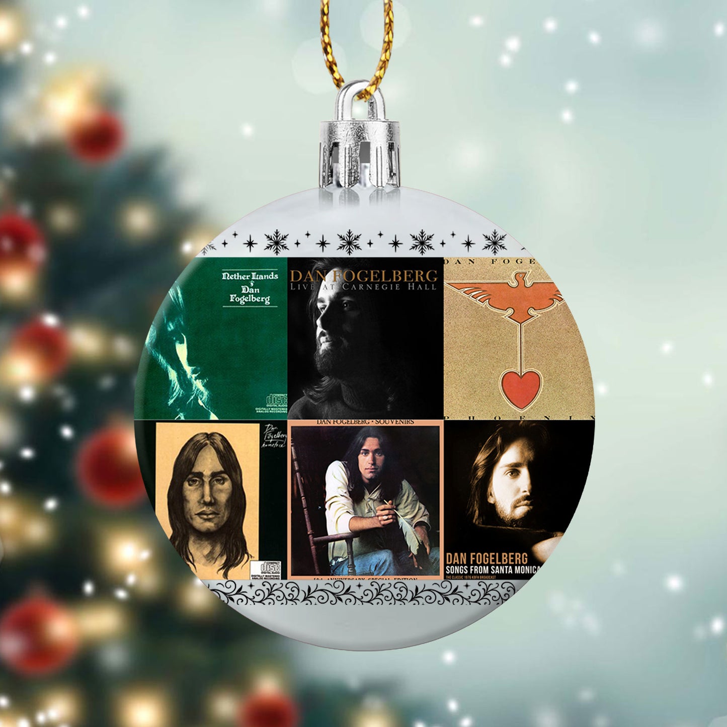 Dan Fogelberg Ball Ornament – Timeless Melodies for a Peaceful Christmas
