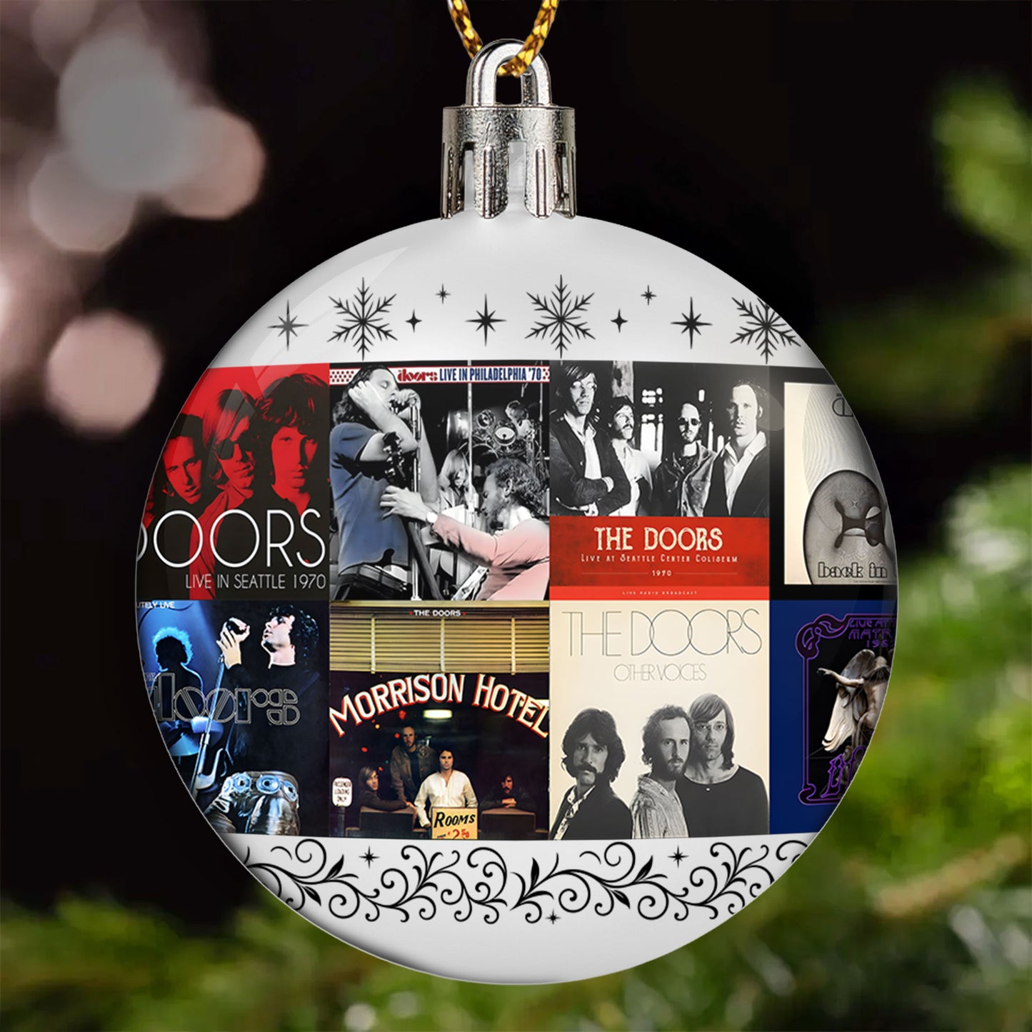 The Doors Ball Ornament – A Psychedelic Tribute to Timeless Rock