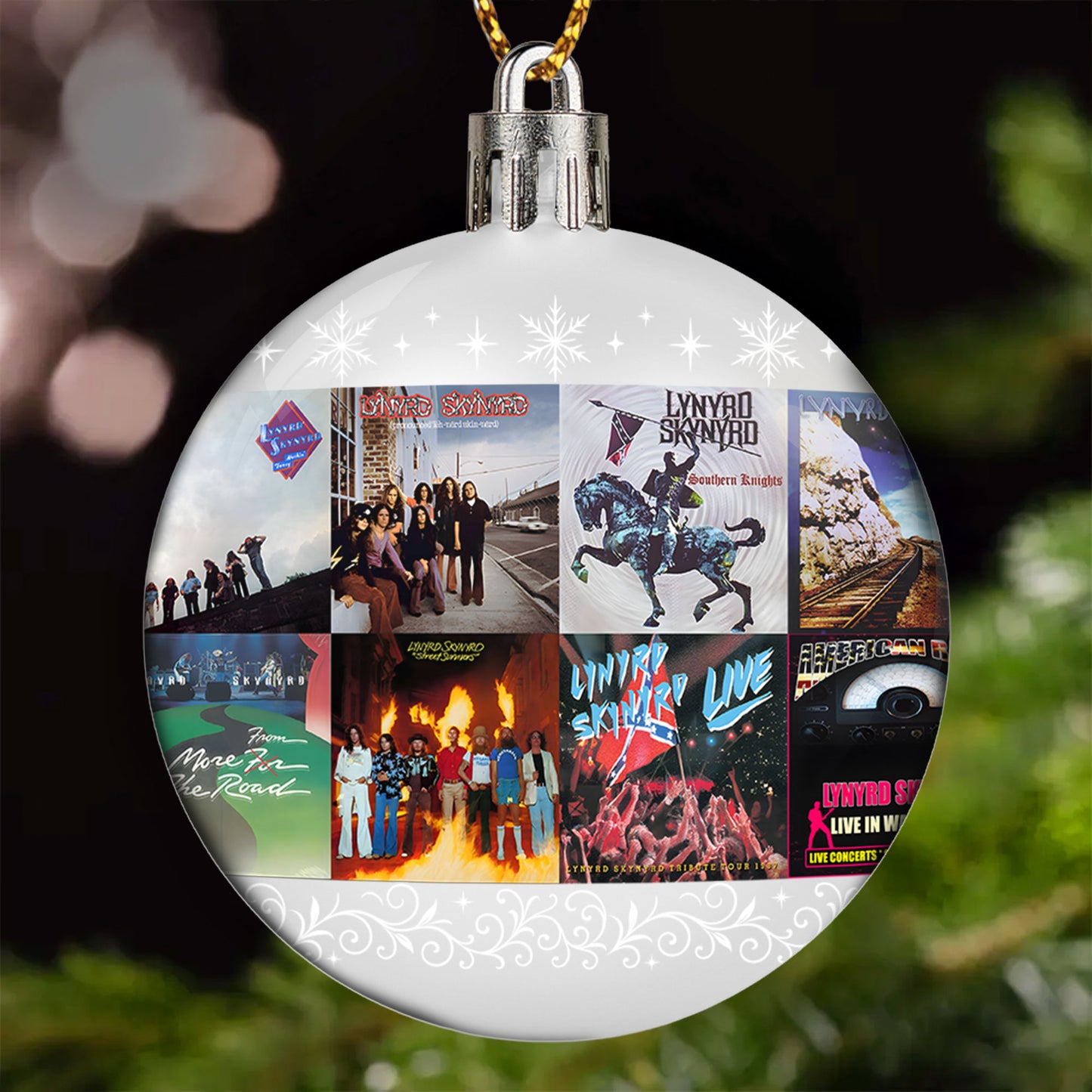 Lynyrd Skynyrd Ball Ornament – A Southern Rock Tribute for the Holiday Season