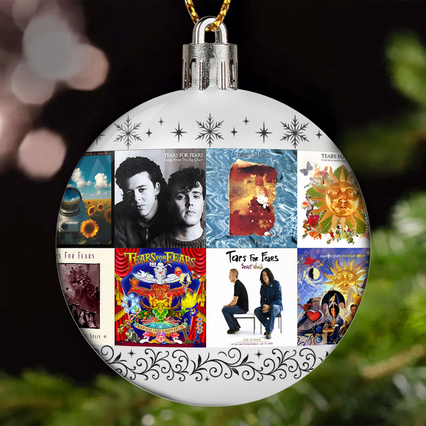 Tears for Fears Ball Ornament – Classic New Wave Collection