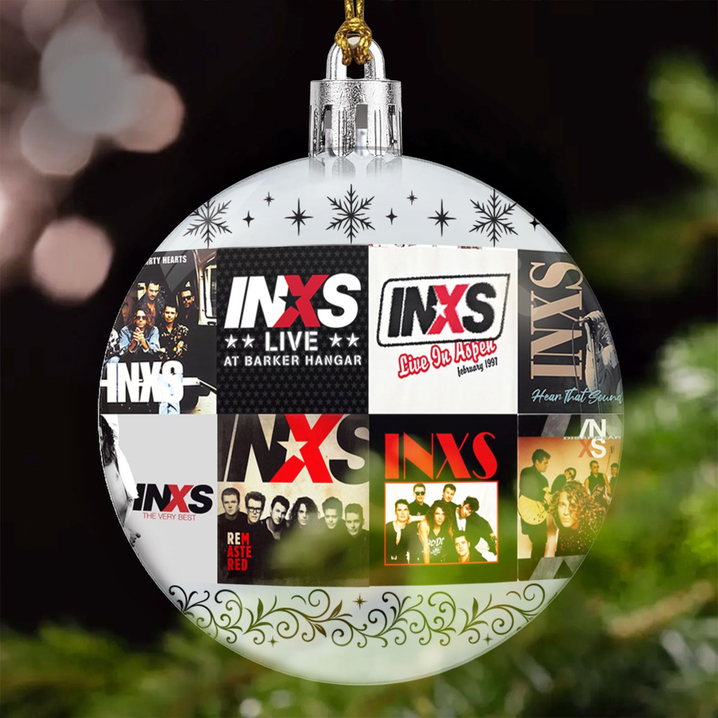 INXS Ball Ornament – Celebrate the Sound of Iconic Rock Energy