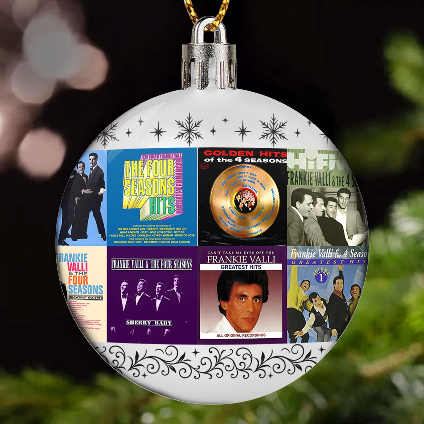 Frankie Valli & The Four Seasons Ball Ornament – Timeless Pop Harmony