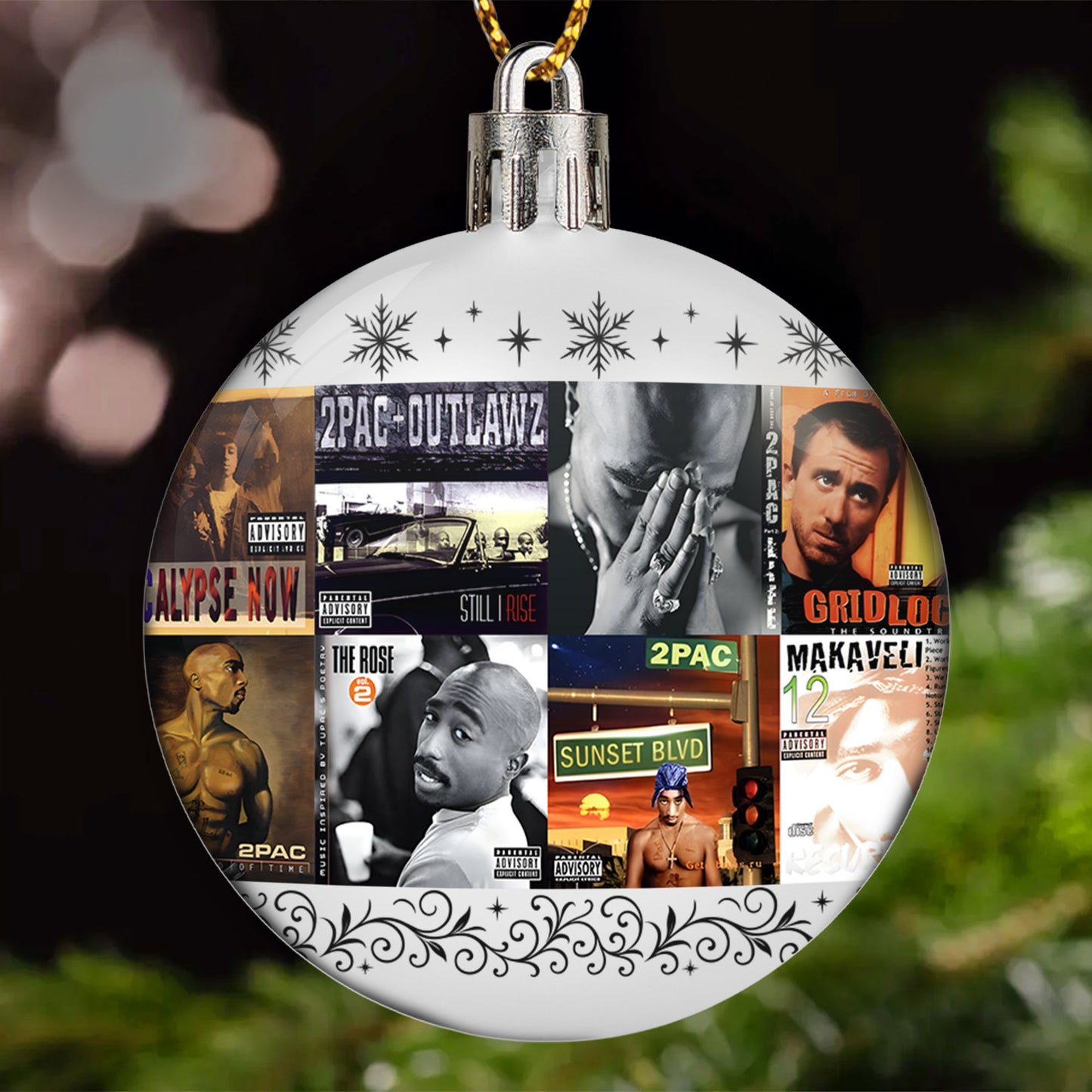 2Pac Ball Ornament – Legacy of Hip-Hop