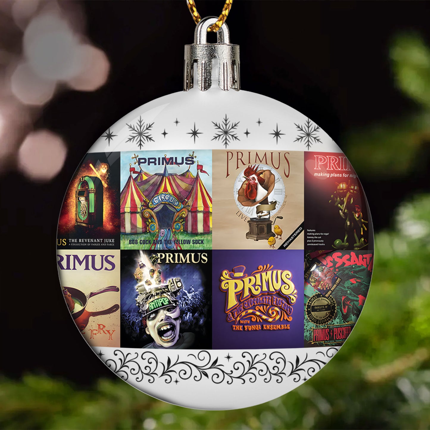 Primus Ball Ornament – A Whimsical Spin on Funky Rock Traditions