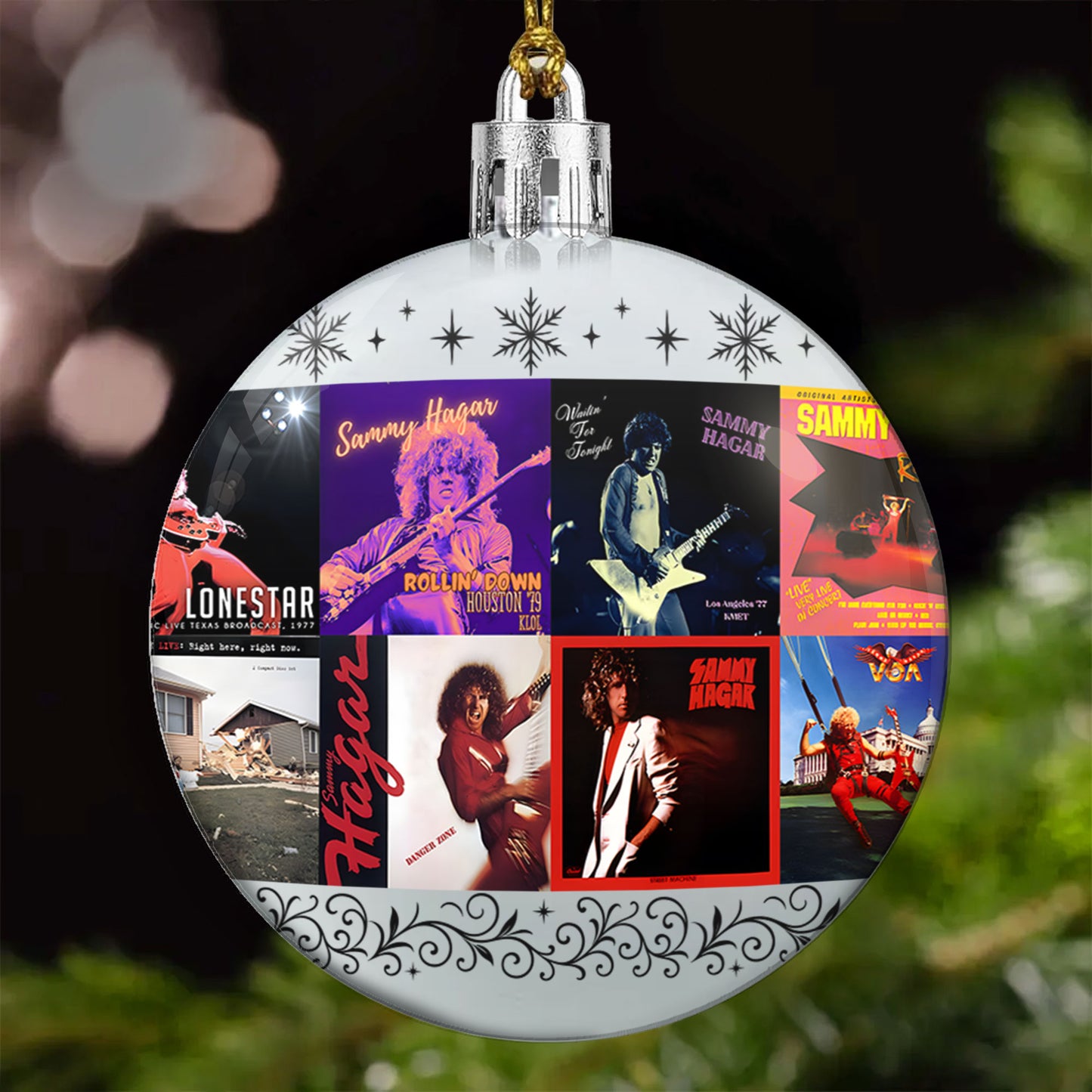 Sammy Hagar Ball Ornament – Rocking the Holidays with the Red Rocker Spirit