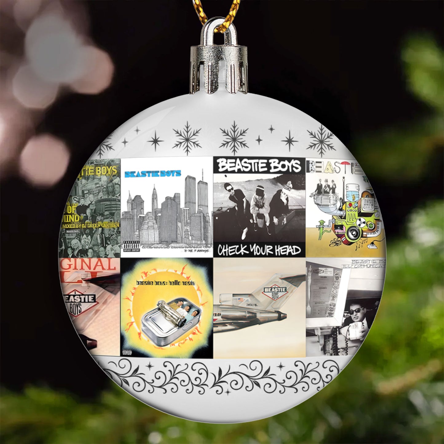 Beastie Boys Ball Ornament – A Classic Hip-Hop Twist for Your Holidays