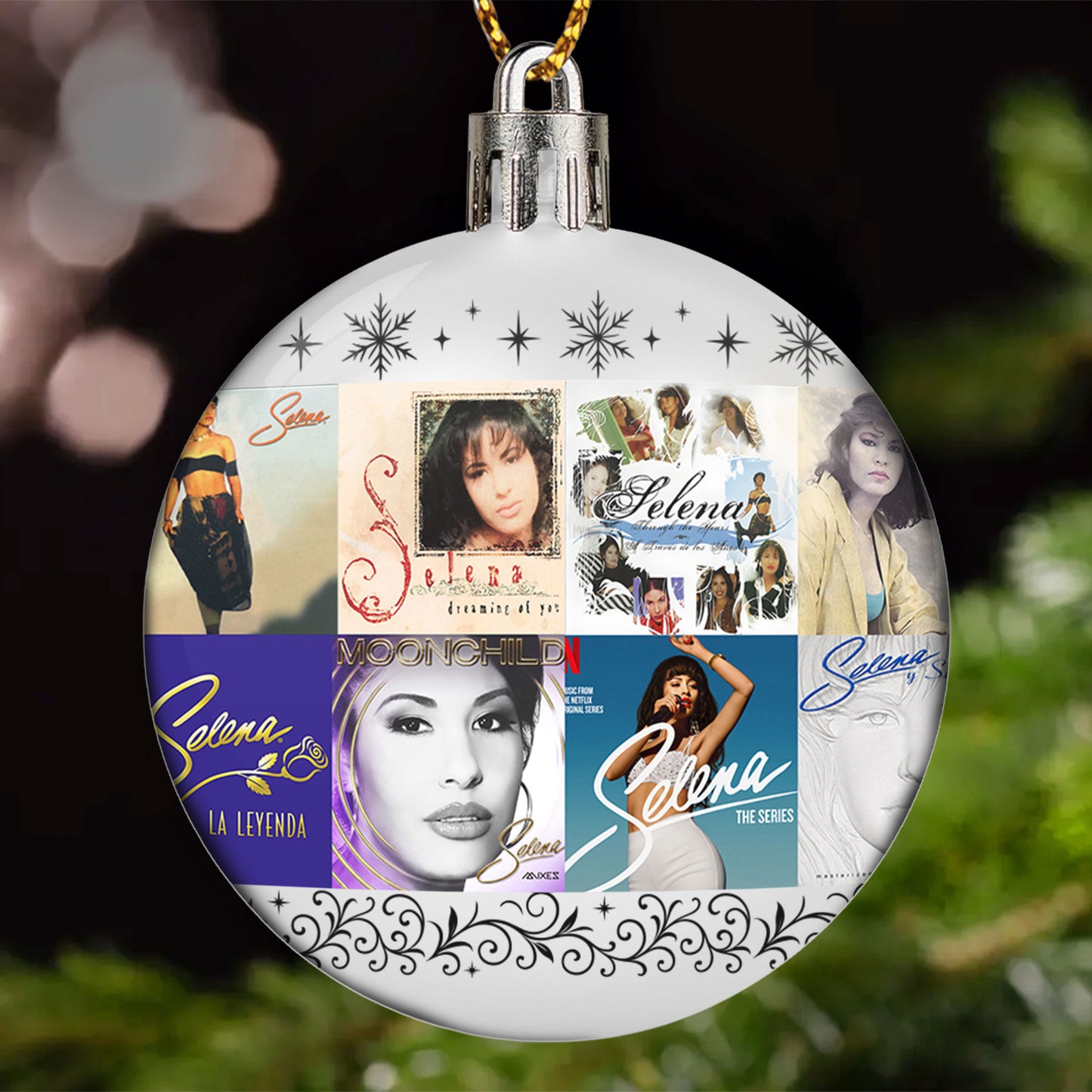 Selena Ball Ornament – The Queen of Tejano Shines Bright This Christmas