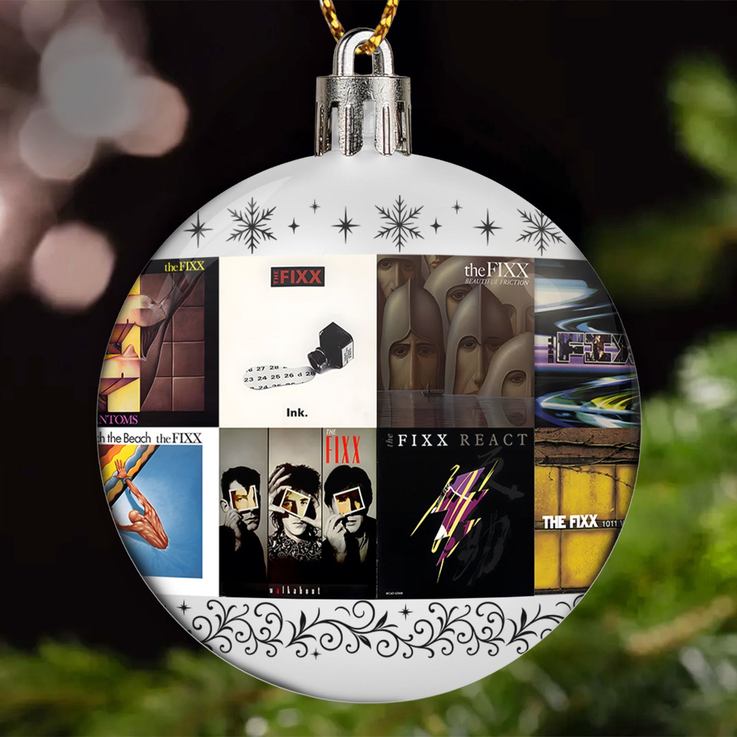 The Fixx Ball Ornament – A Retro Christmas Gift for True Music Fans