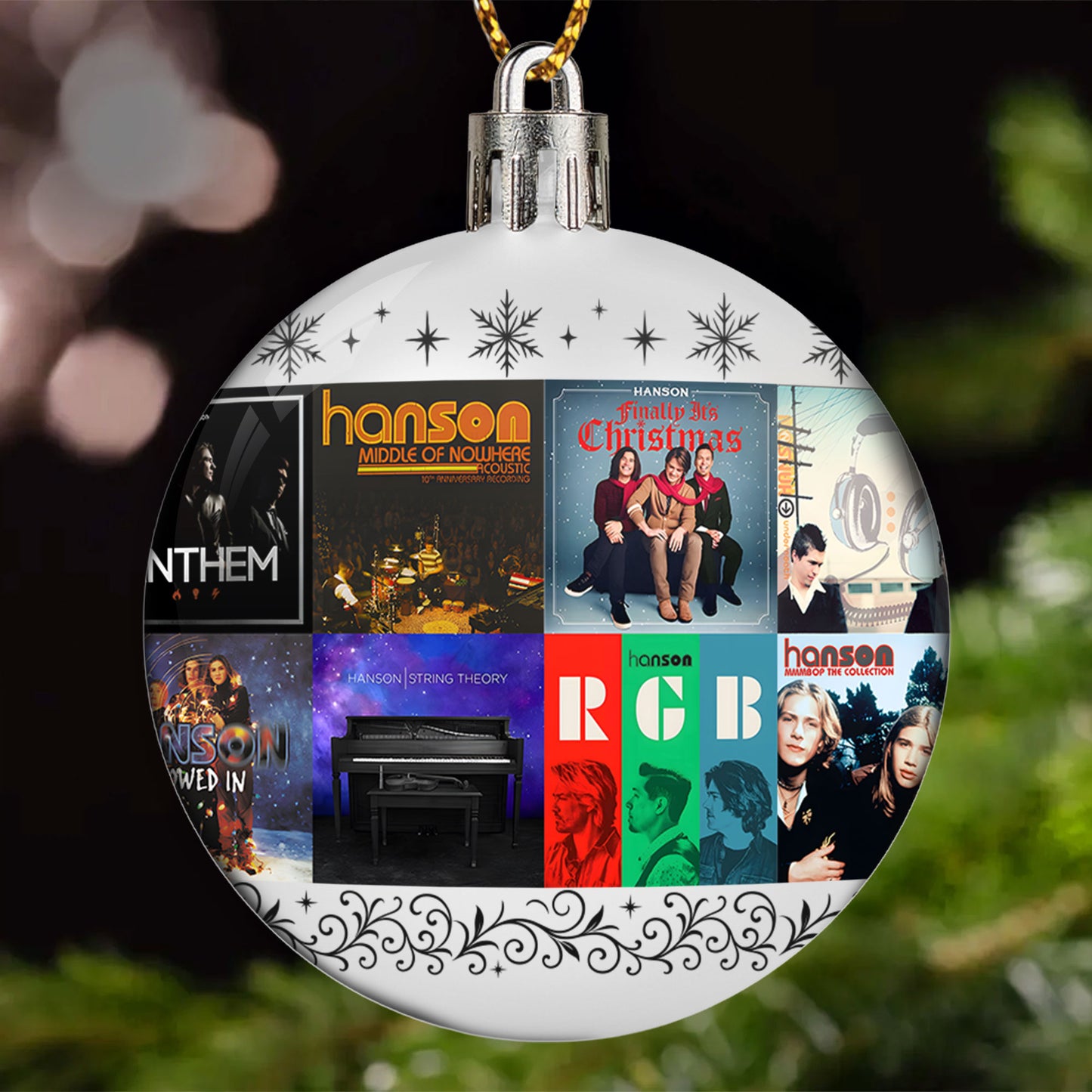 Hanson Ball Ornament – Pop Rock Harmony Collection