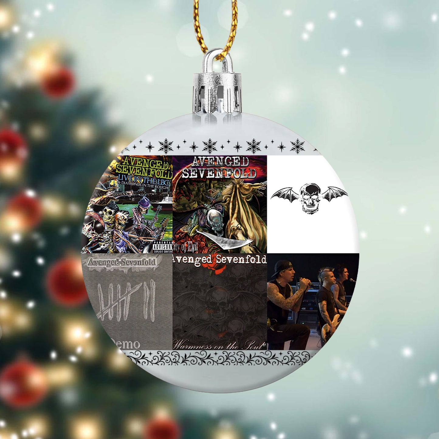 Avenged Sevenfold Ball Ornament – Metal Majesty for the Holidays