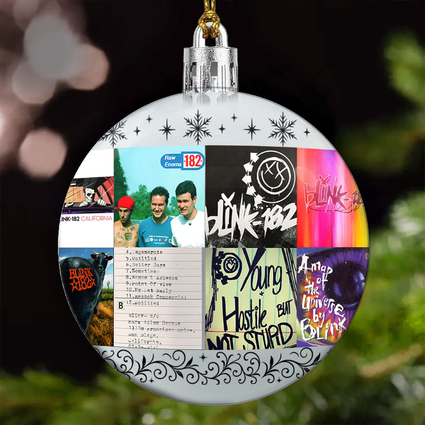 Blink-182 Ball Ornament – A Pop-Punk Holiday for the Young at Heart
