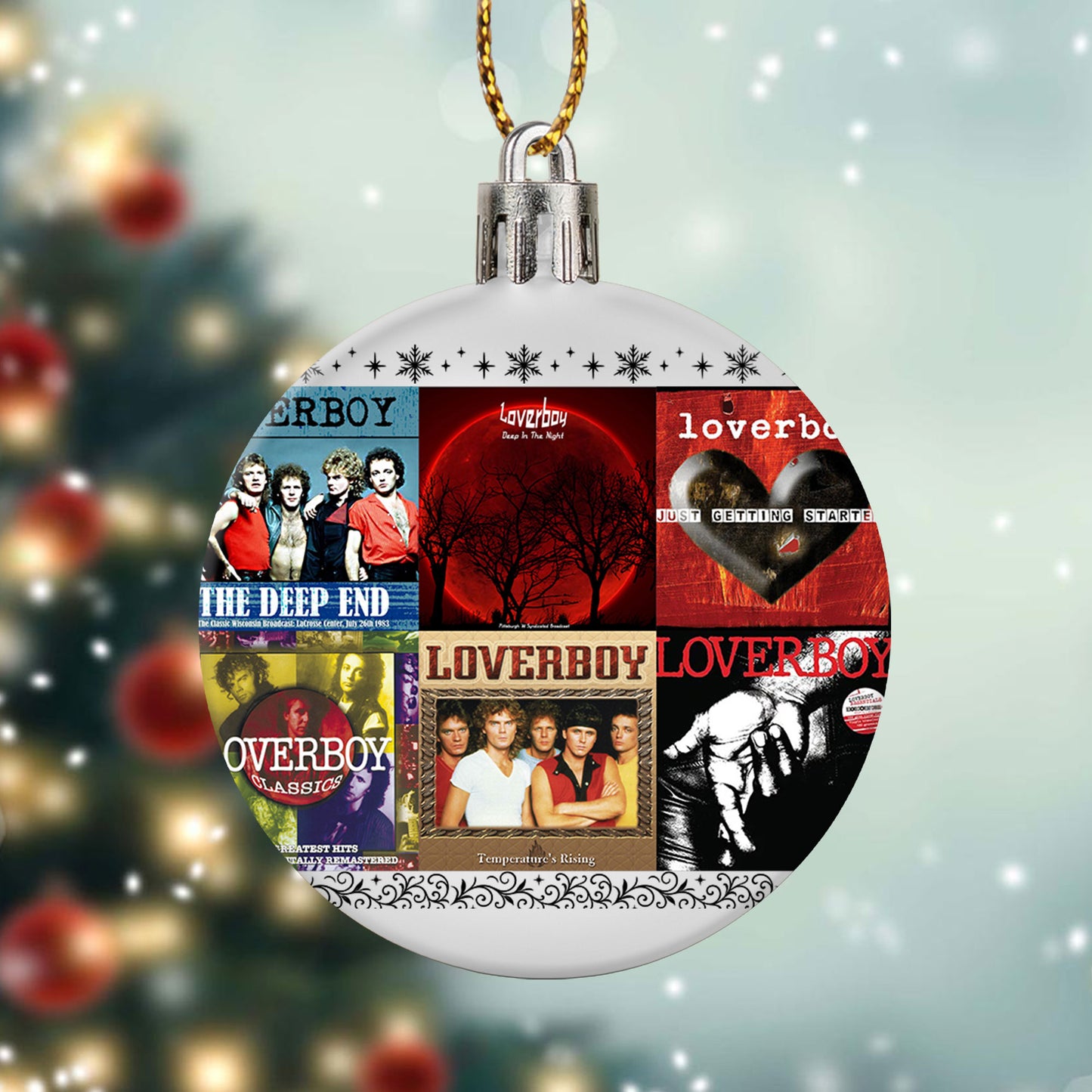Loverboy Ball Ornament – Classic Rock Passion