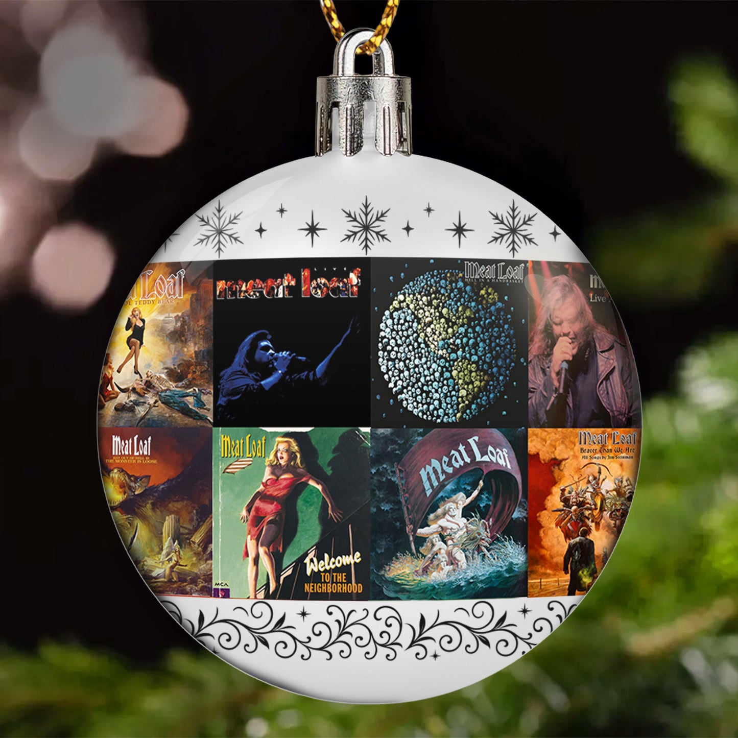 Meat Loaf Ball Ornament – Theatrical Rock Icon