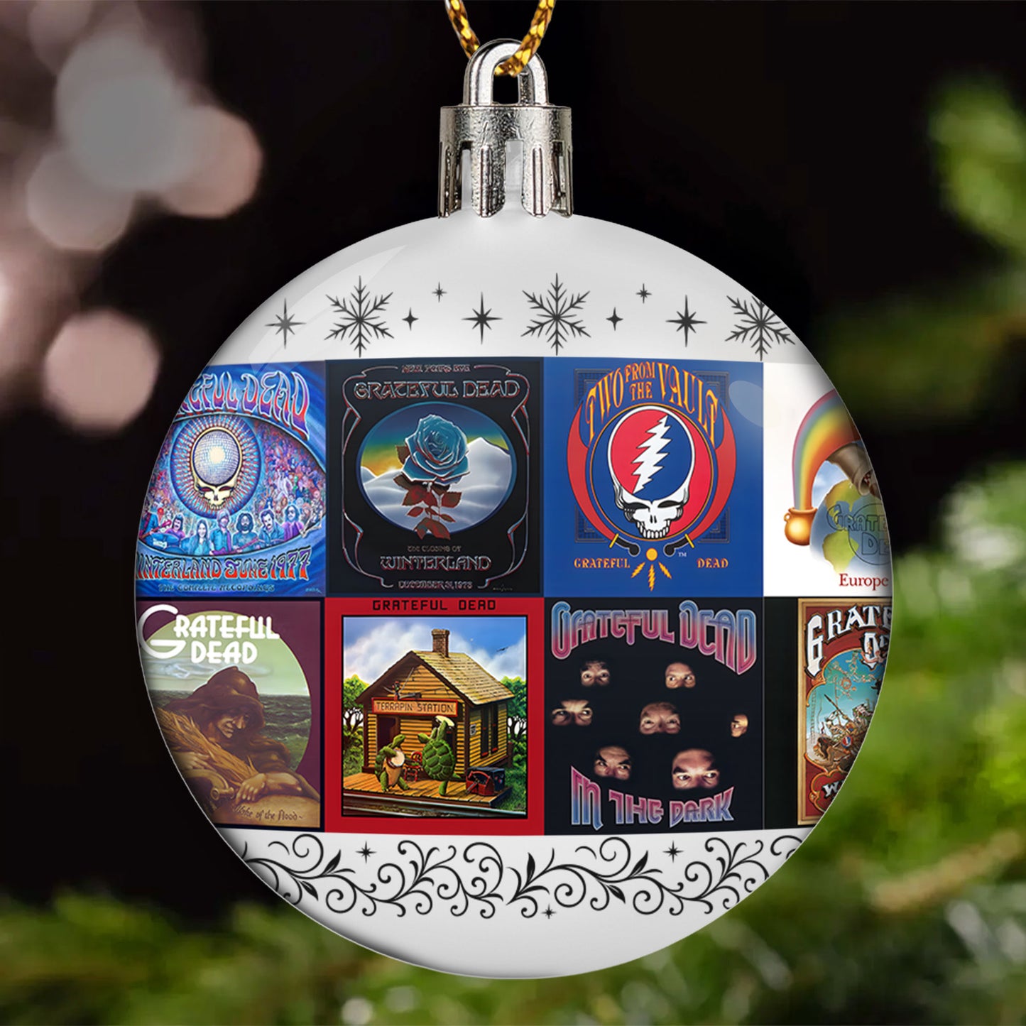 Grateful Dead Ball Ornament – The Spirit of Psychedelic Rock