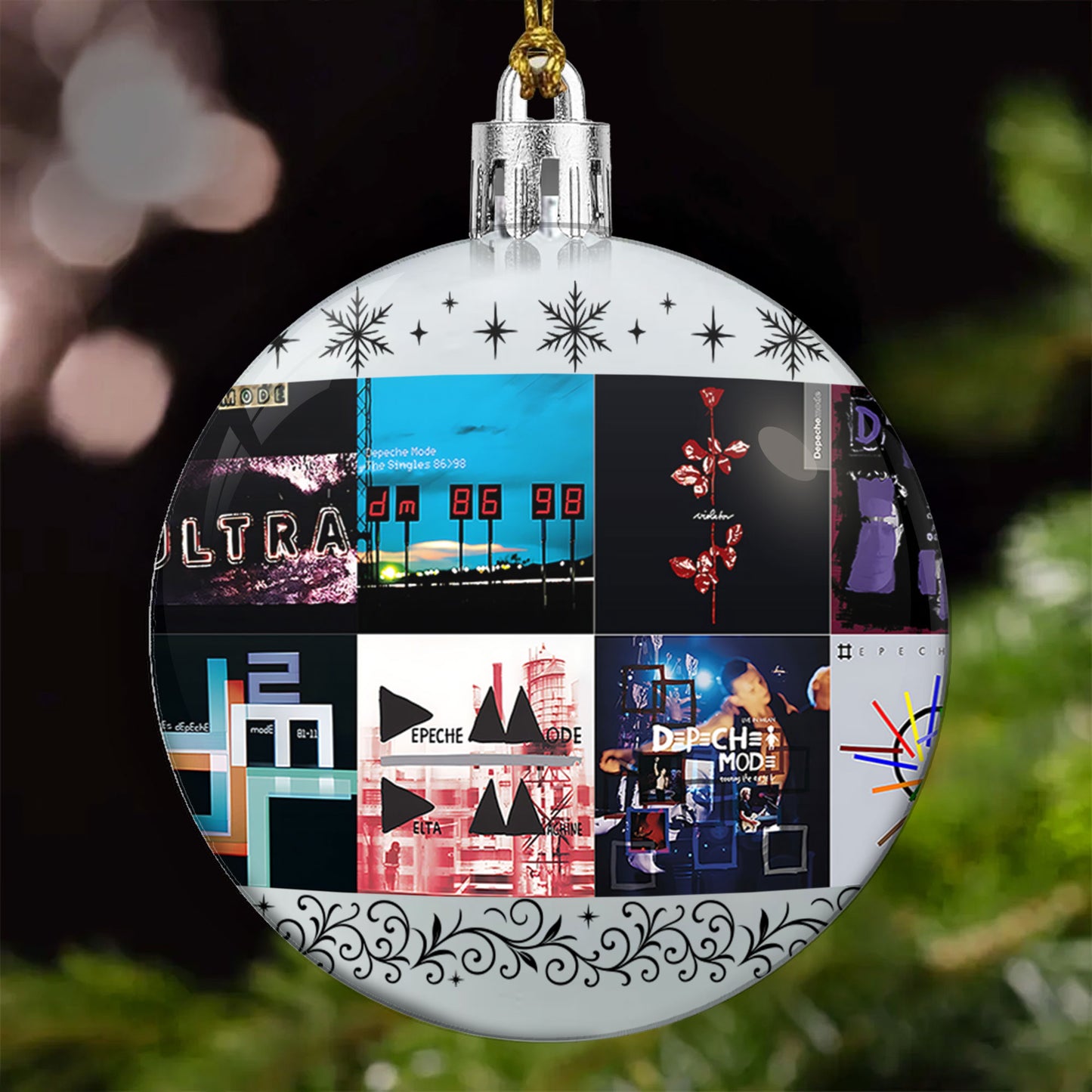 Nine Inch Nails Ball Ornament – A Darkly Beautiful Tribute to Industrial Artistry