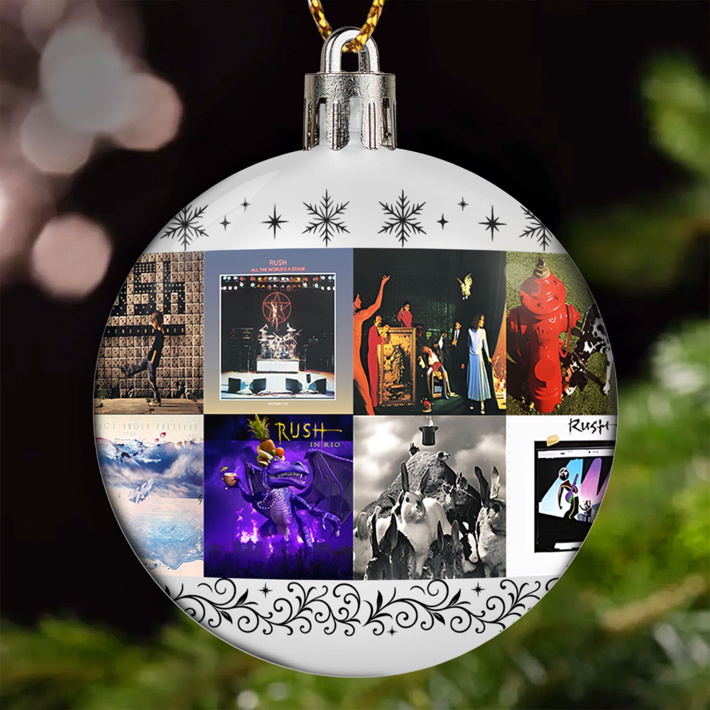 Rush Ball Ornament – A Progressive Rock Masterpiece for the Holiday Season