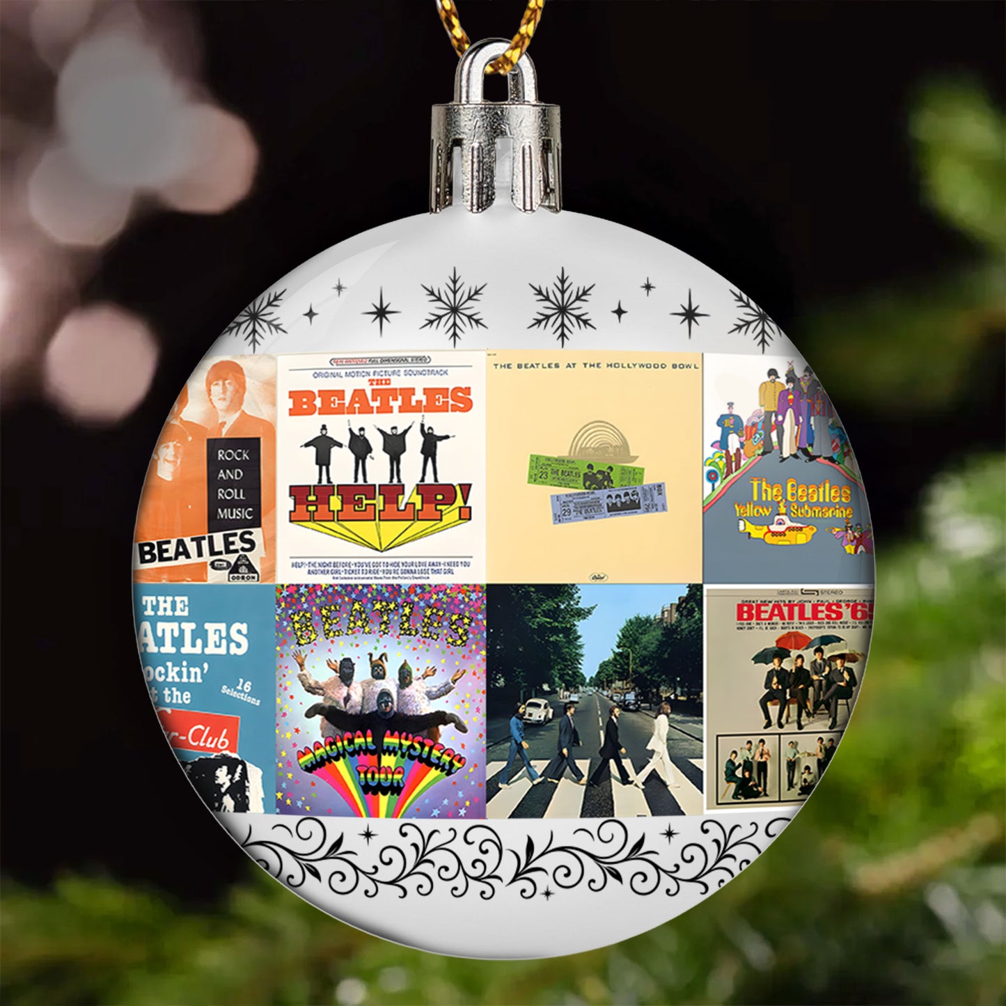 The Beatles Ball Ornament – A Legendary Tribute to Timeless Music