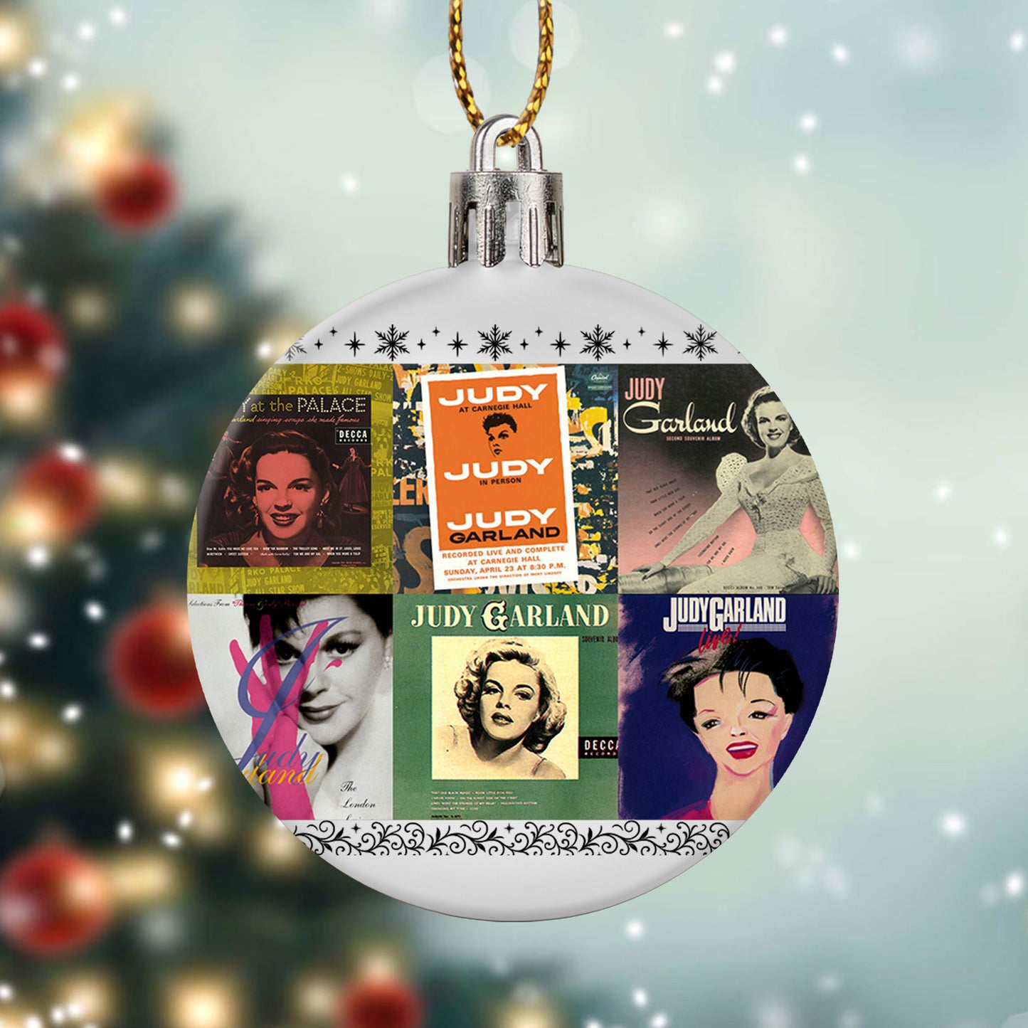 Judy Garland Ball Ornament – A Tribute to Timeless Hollywood Magic