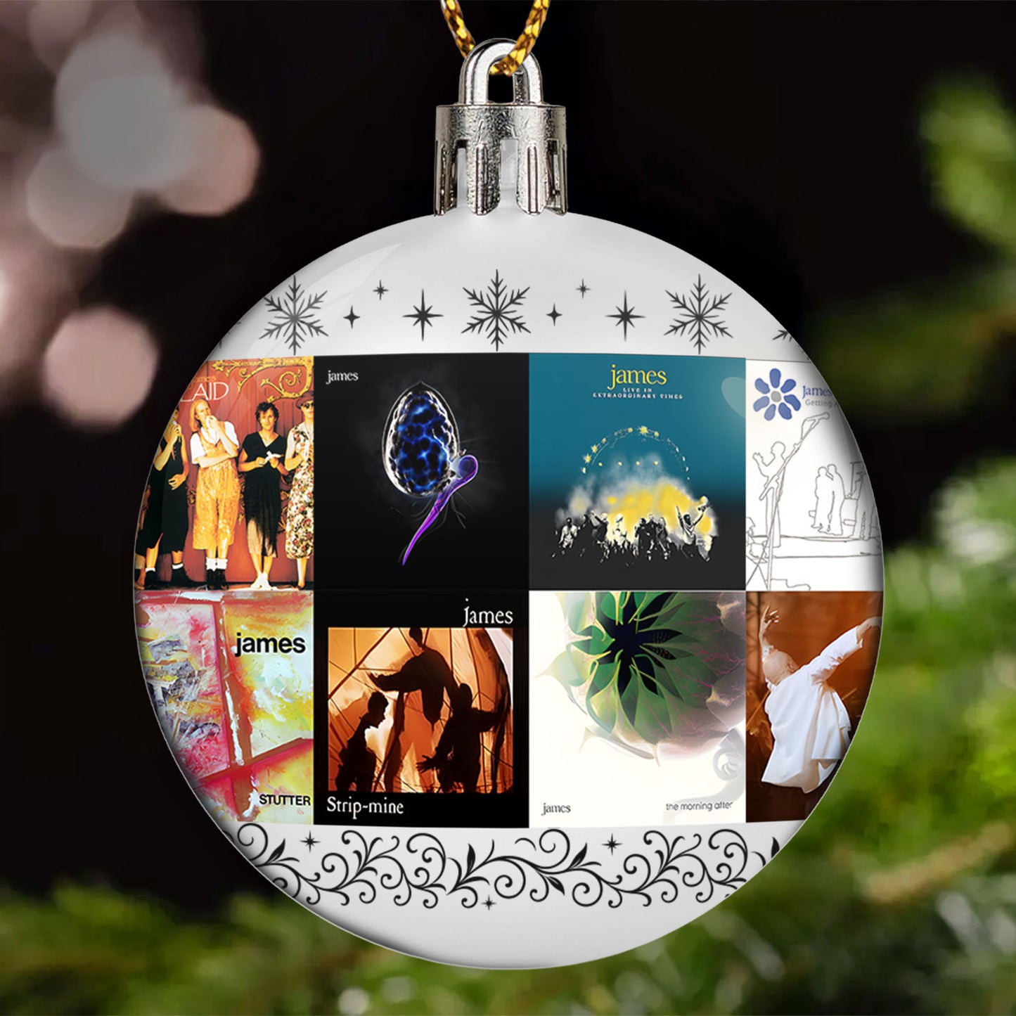 James Band Ball Ornament – Indie Rock Icons Collection