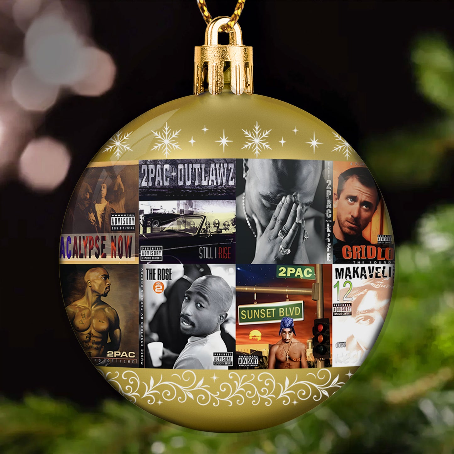 2Pac Ball Ornament – Legacy of Hip-Hop