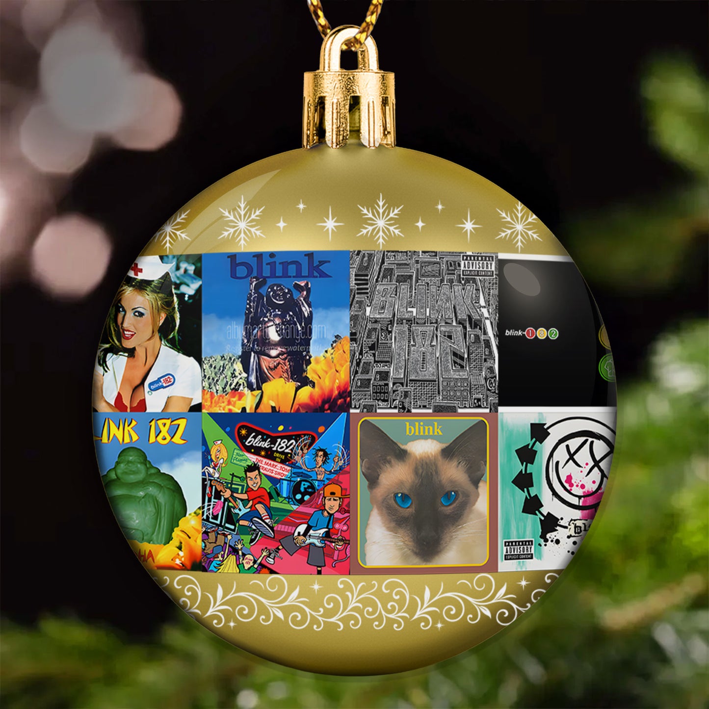 Blink-182 Ball Ornament – A Pop-Punk Holiday for the Young at Heart
