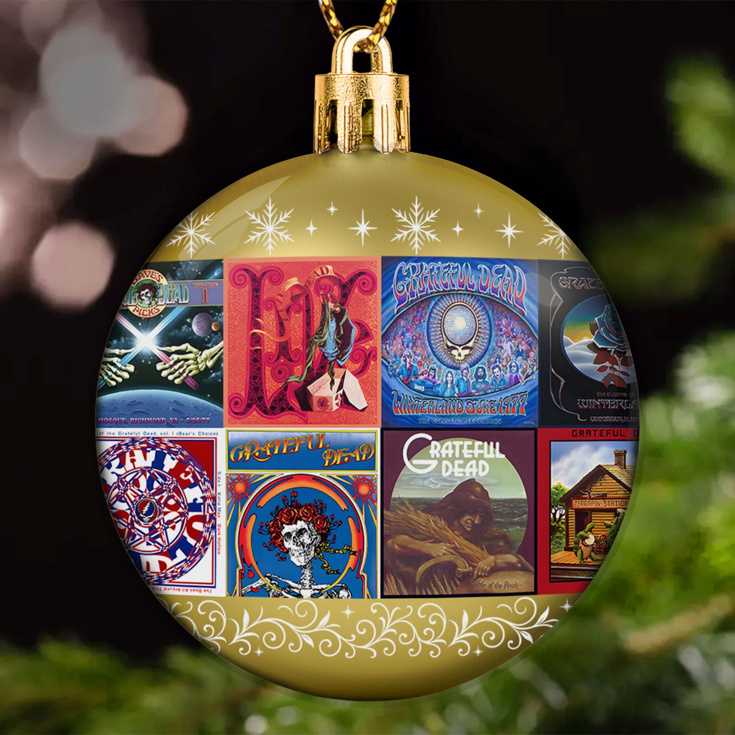 Grateful Dead Ball Ornament – The Spirit of Psychedelic Rock