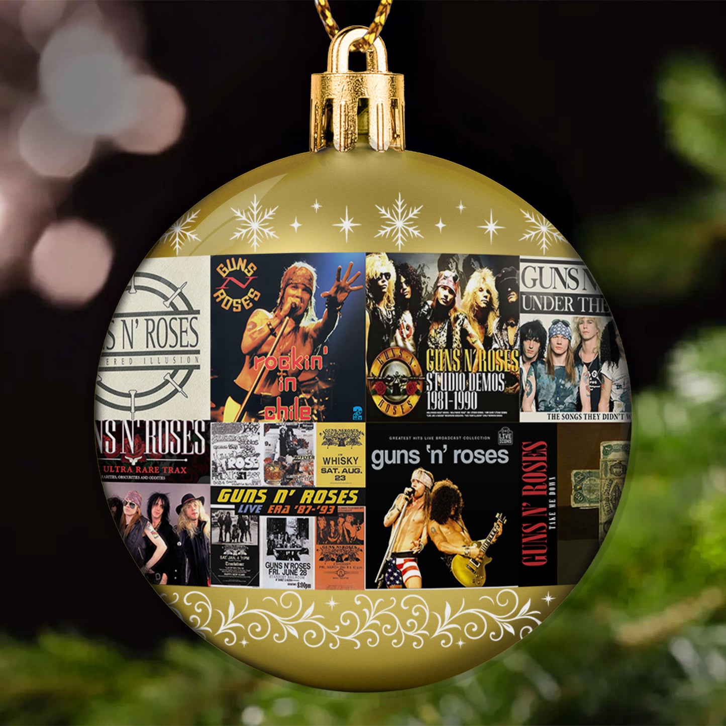 Guns N’ Roses Ball Ornament – Hard Rock Icons