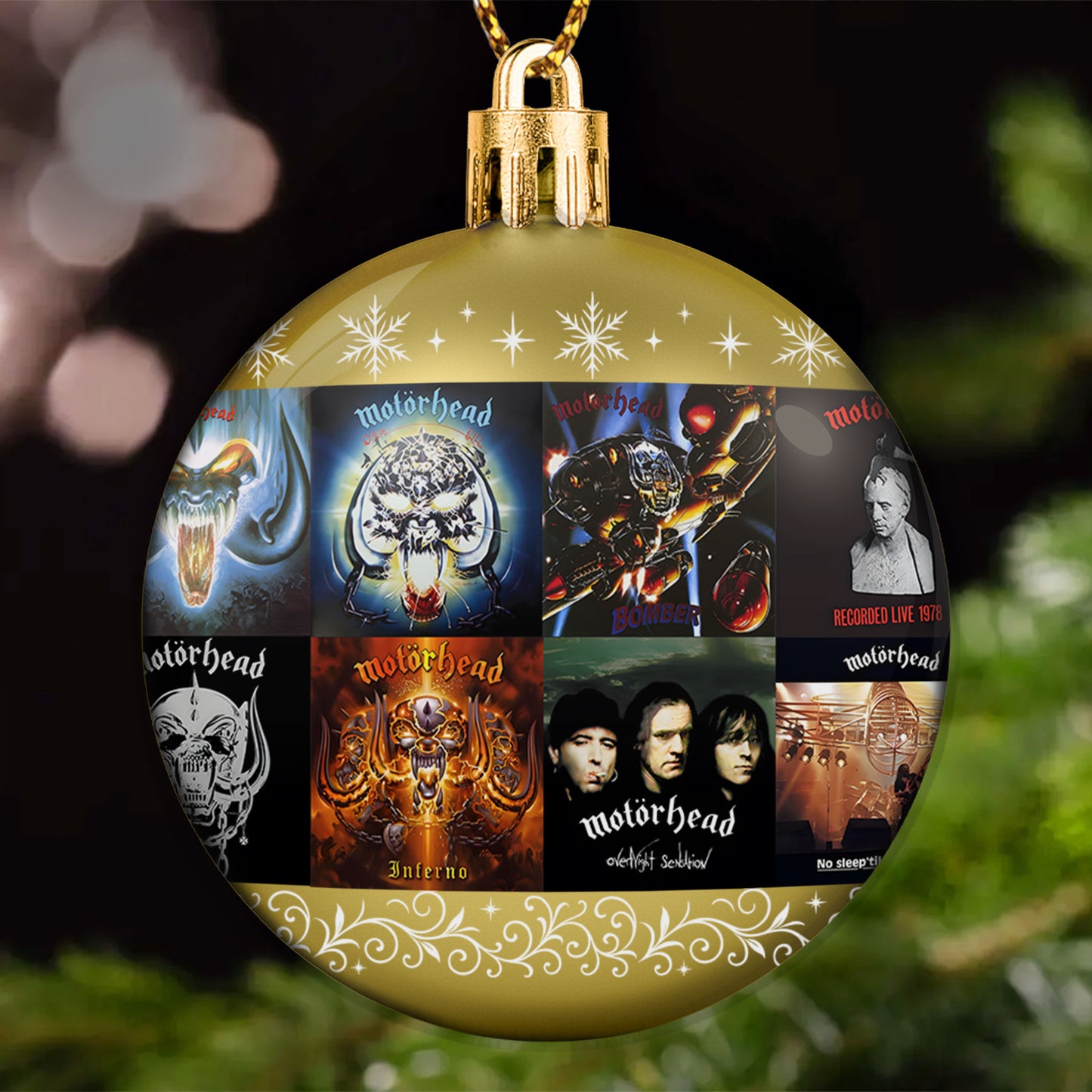 Motörhead Ball Ornament – Heavy Metal Legends Collection