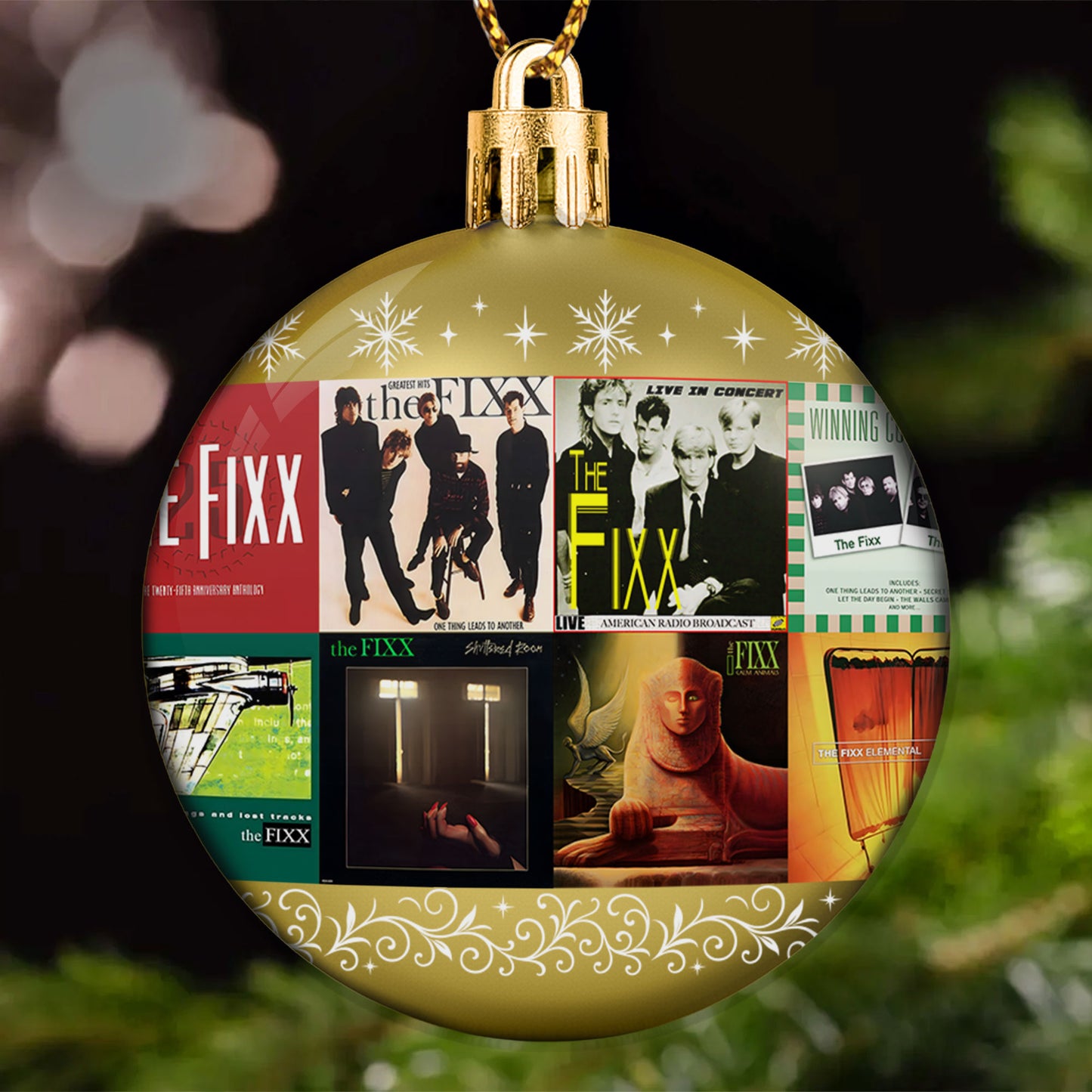 The Fixx Ball Ornament – A Retro Christmas Gift for True Music Fans