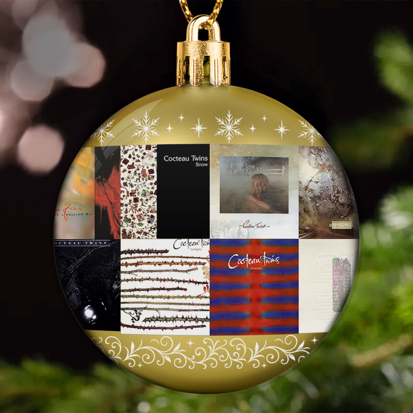 Cocteau Twins Ball Ornament – Dream Pop Serenity