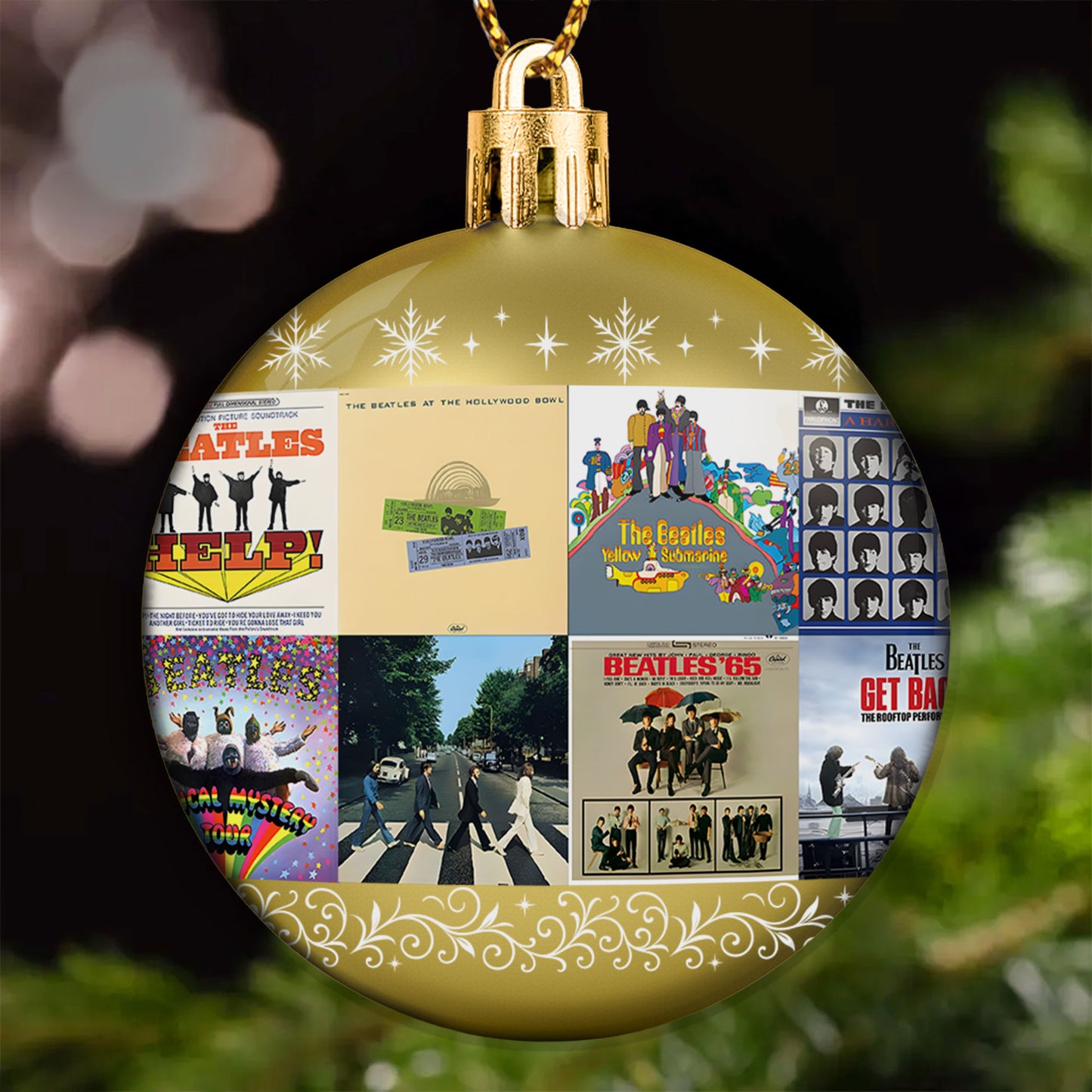 The Beatles Ball Ornament – A Legendary Tribute to Timeless Music
