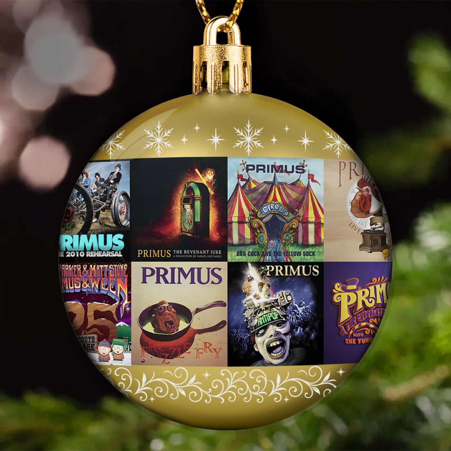 Primus Ball Ornament – A Whimsical Spin on Funky Rock Traditions