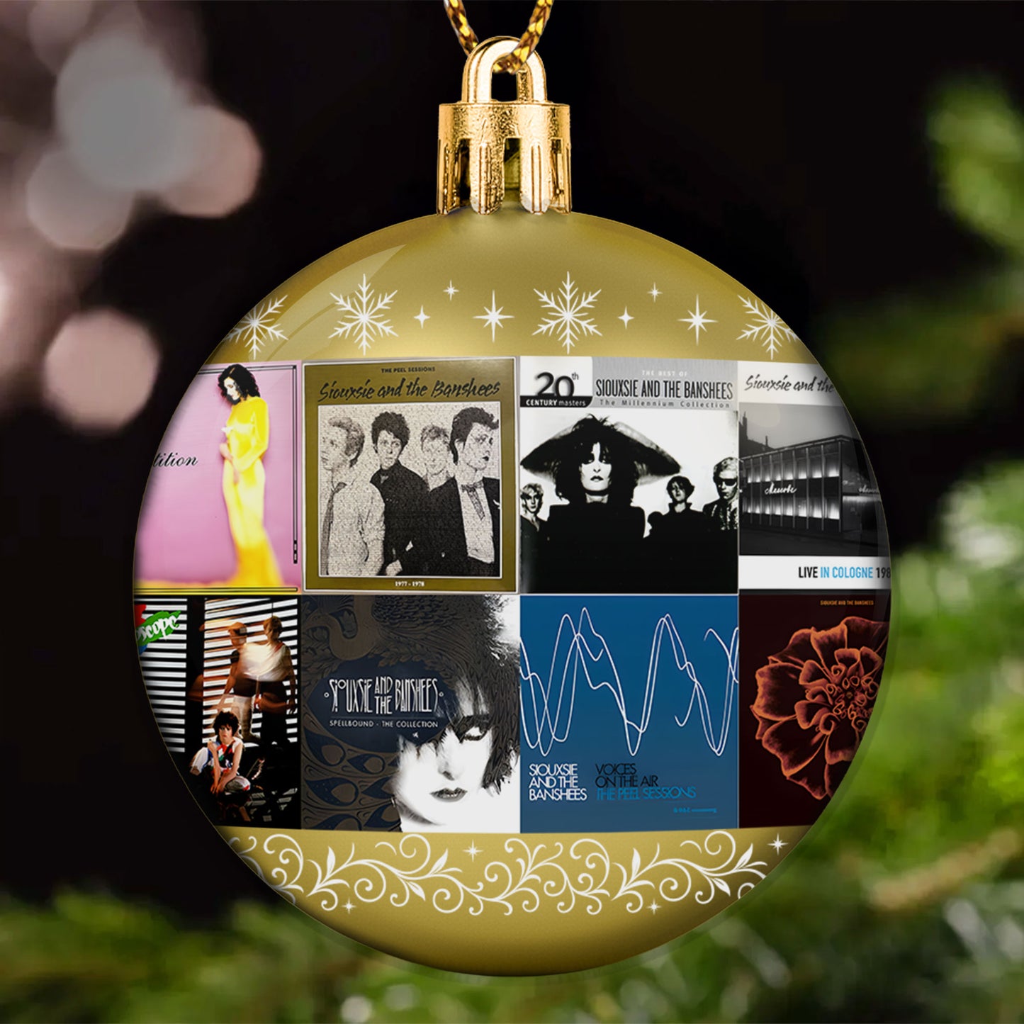 Siouxsie and the Banshees Ball Ornament – Post-Punk Icons