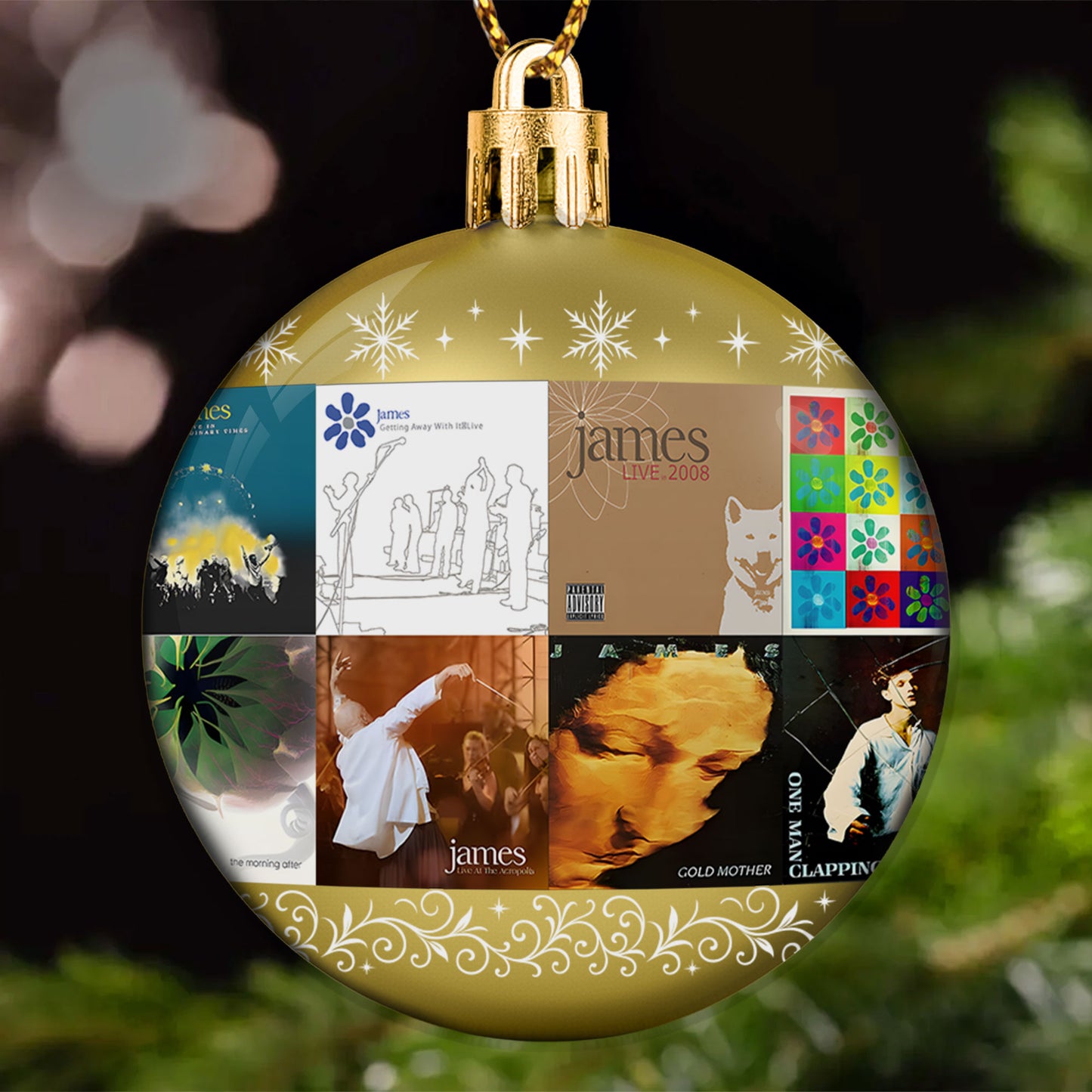James Band Ball Ornament – Indie Rock Icons Collection