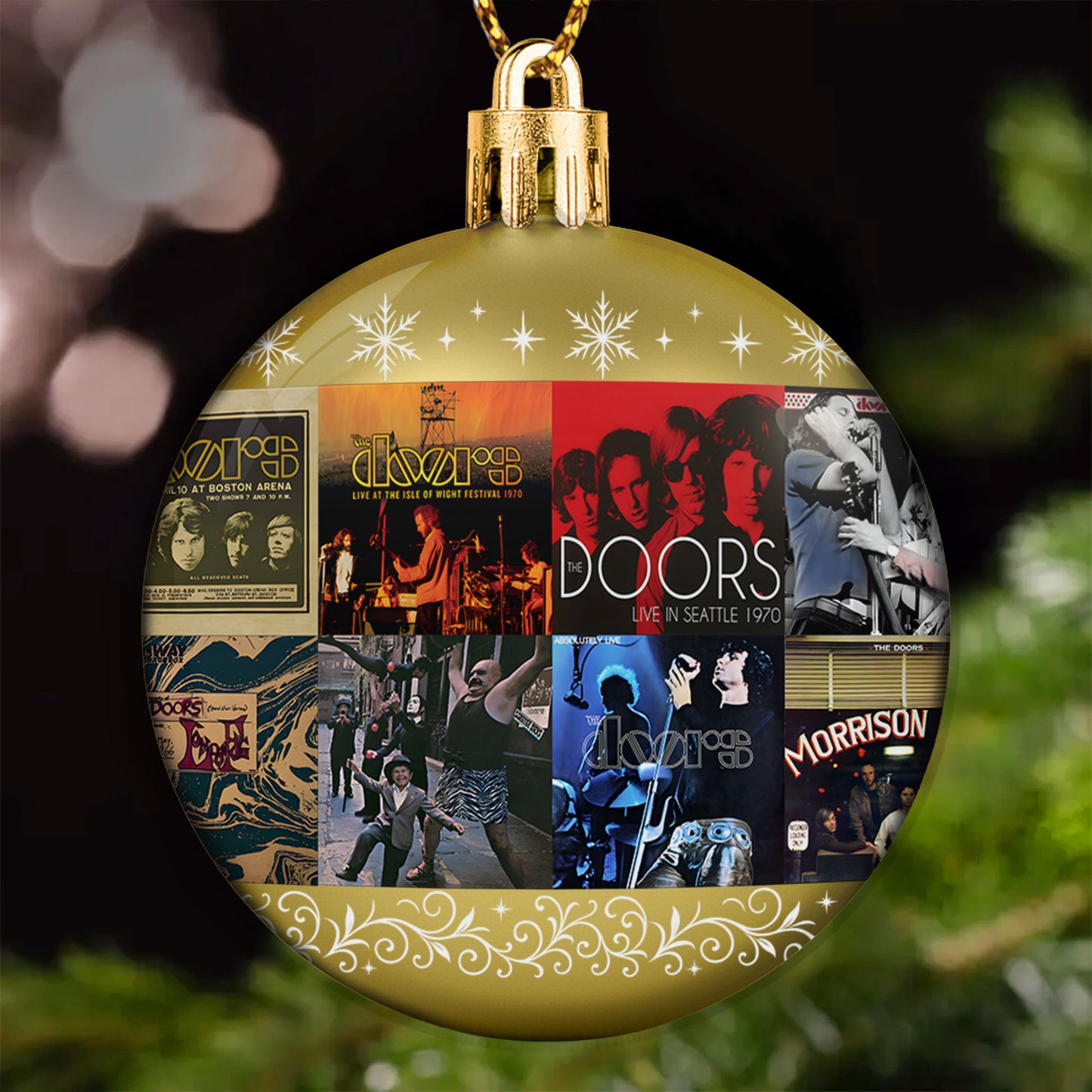 The Doors Ball Ornament – A Psychedelic Tribute to Timeless Rock