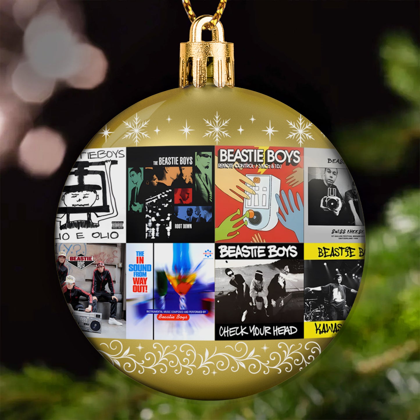 Beastie Boys Ball Ornament – A Classic Hip-Hop Twist for Your Holidays